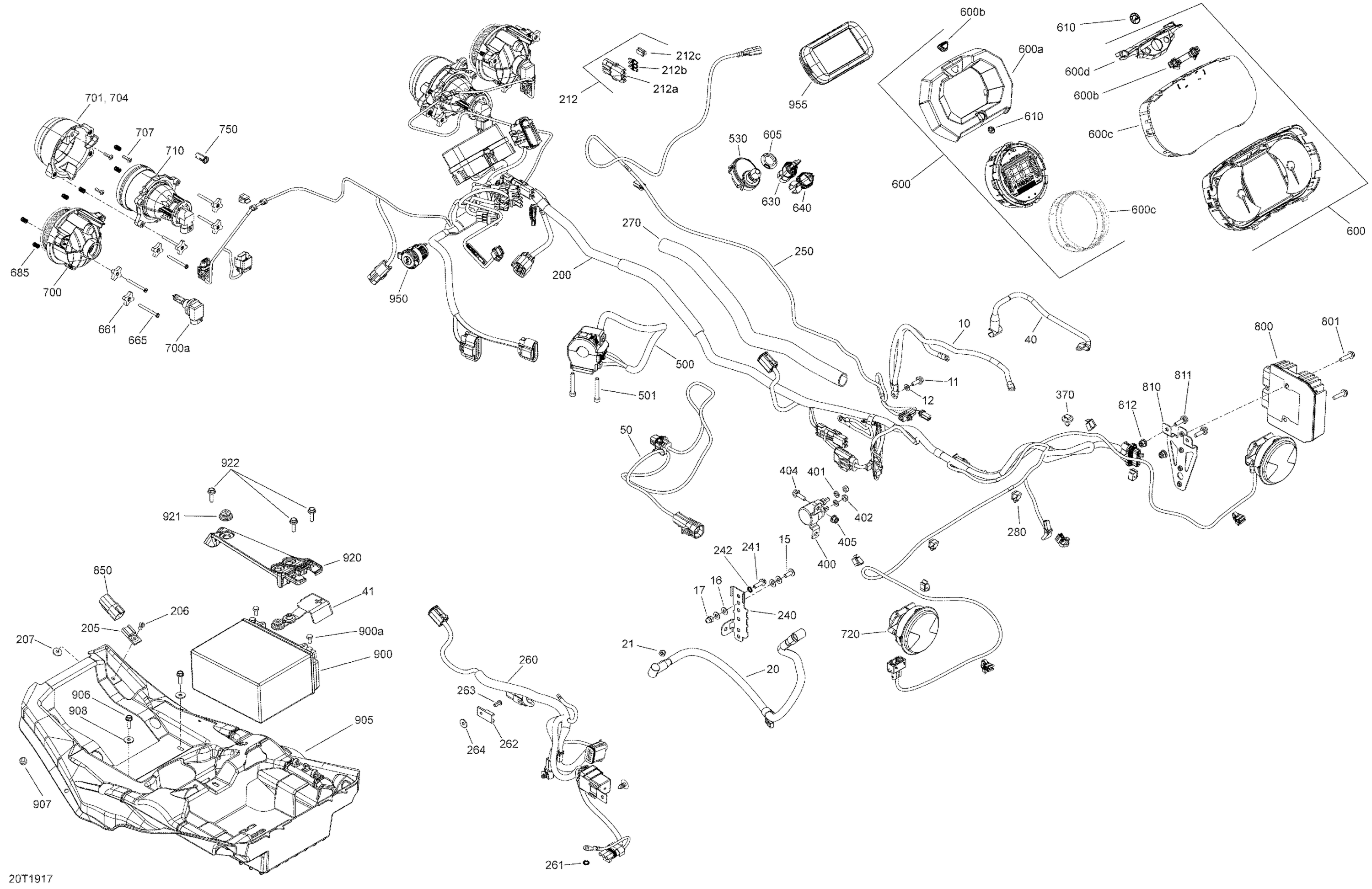 Electrical - 1000R EFI - Packages XXC, XTP, XMR & LTD