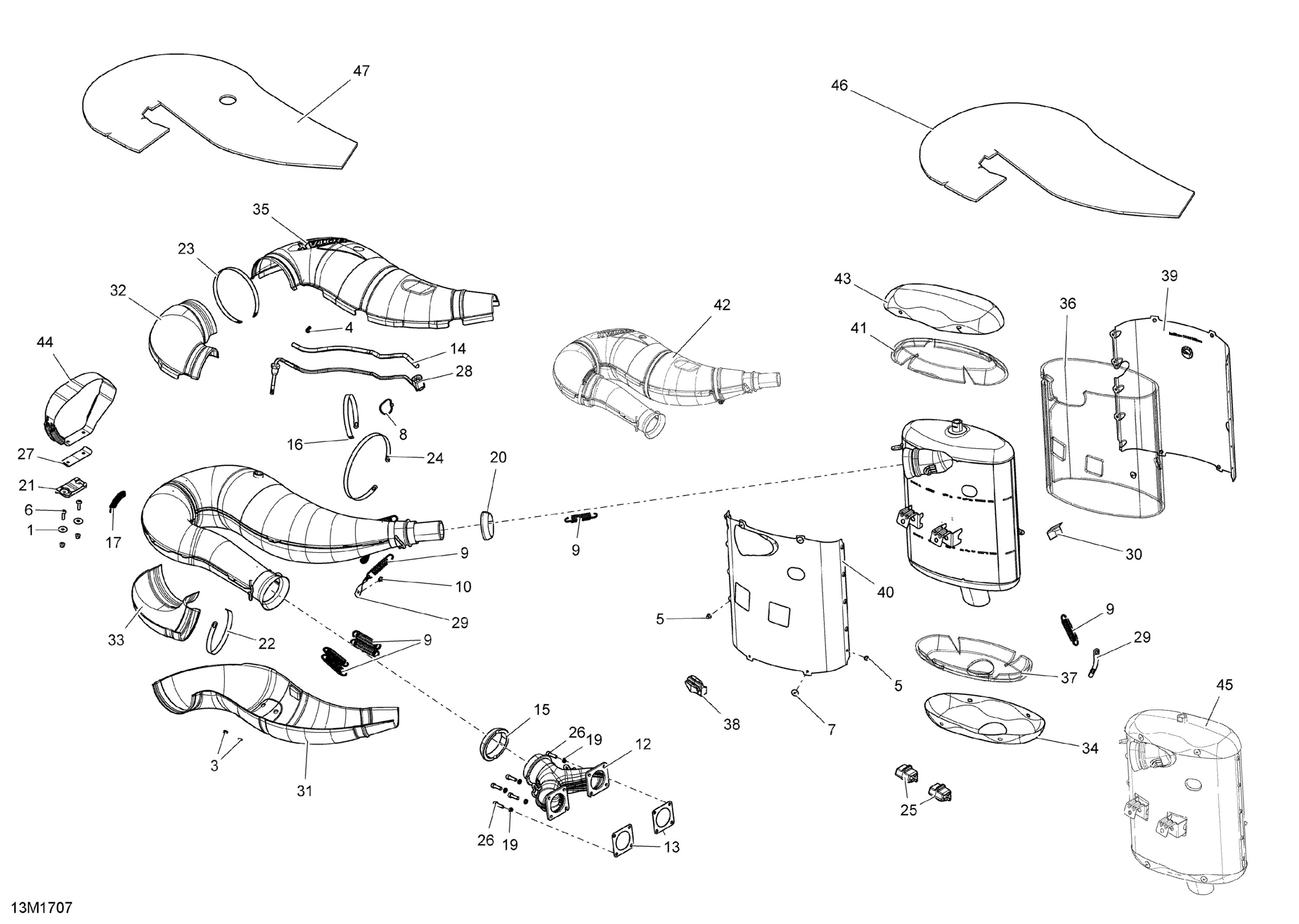 Схема узла: Exhaust System