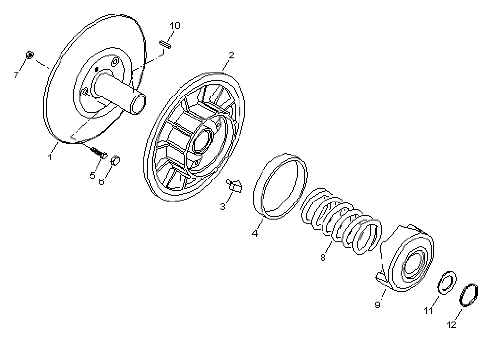 Схема узла: Driven Pulley