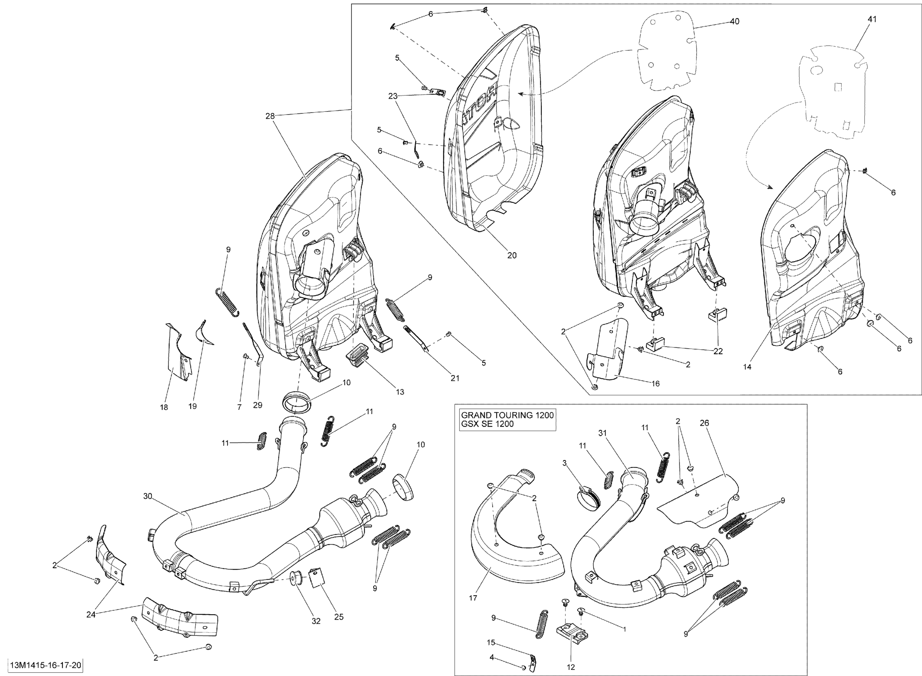 Схема узла: Exhaust System