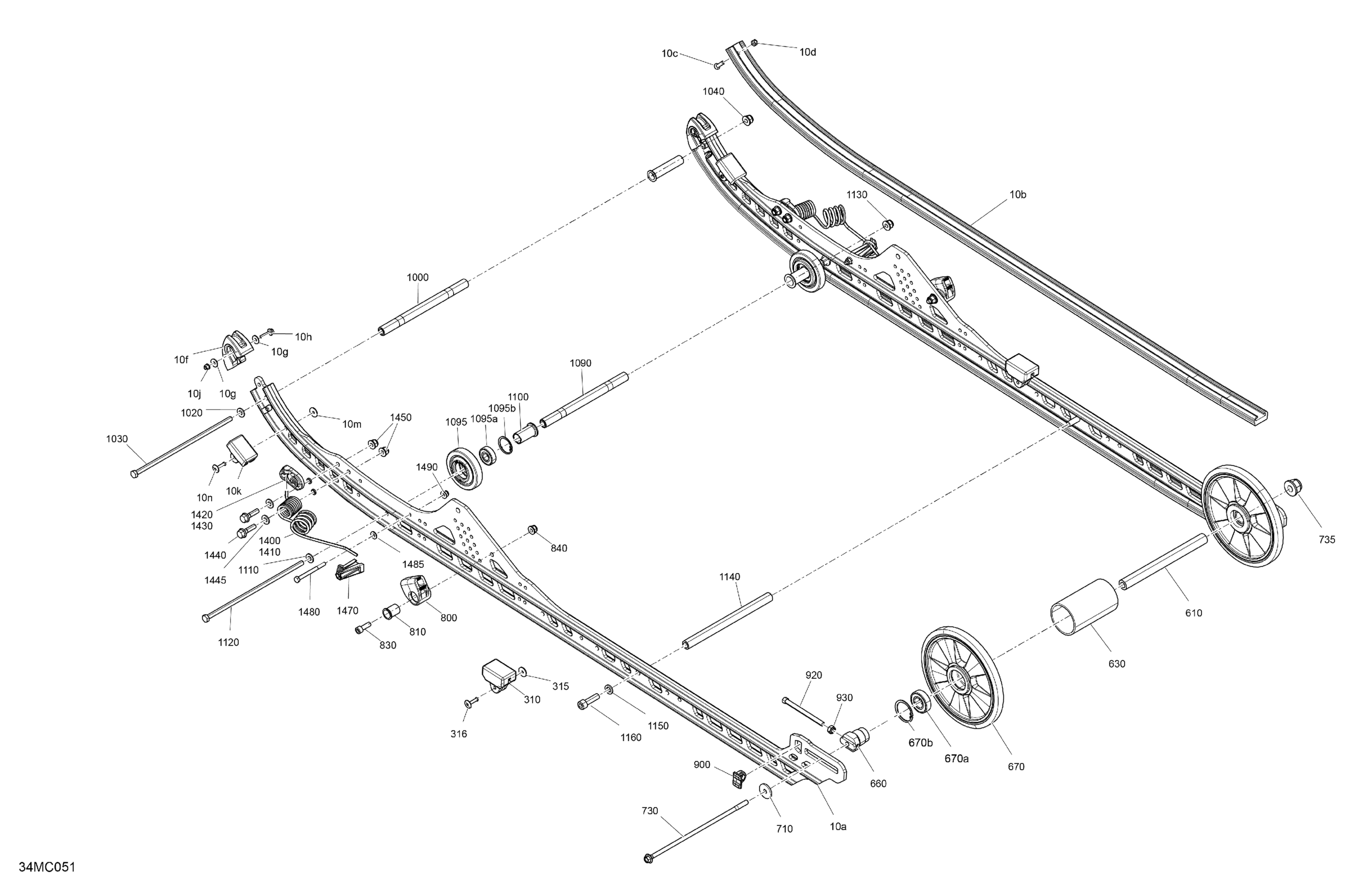 Схема узла: Suspension - Rear - Lower Section
