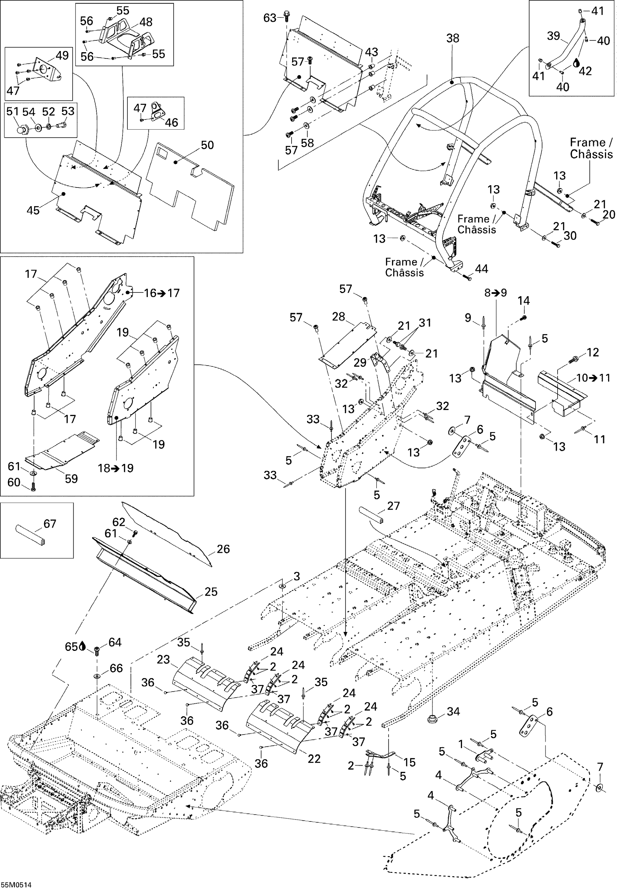 Схема узла: Frame and Components