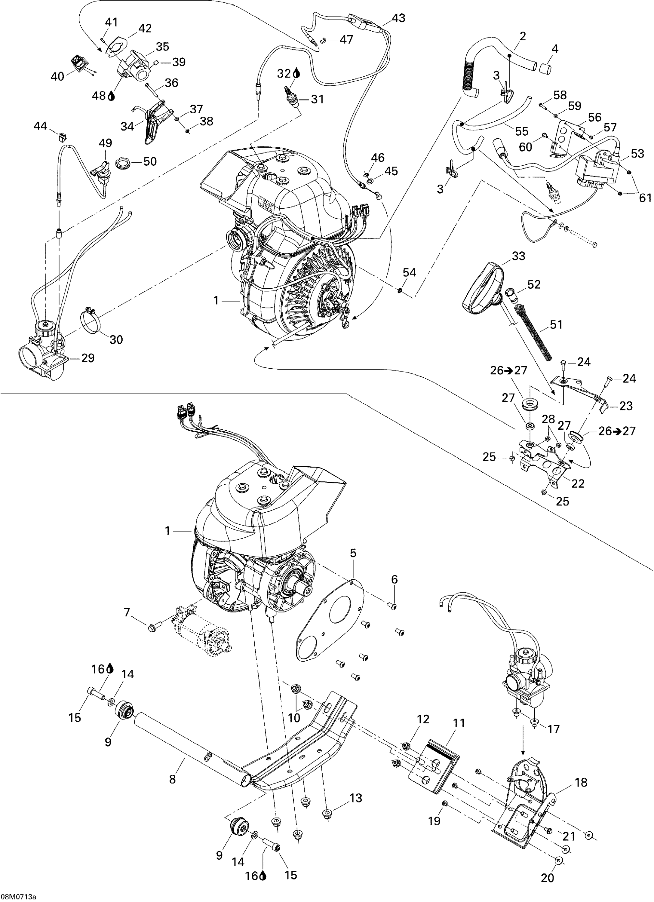 Engine And Engine Support 300F