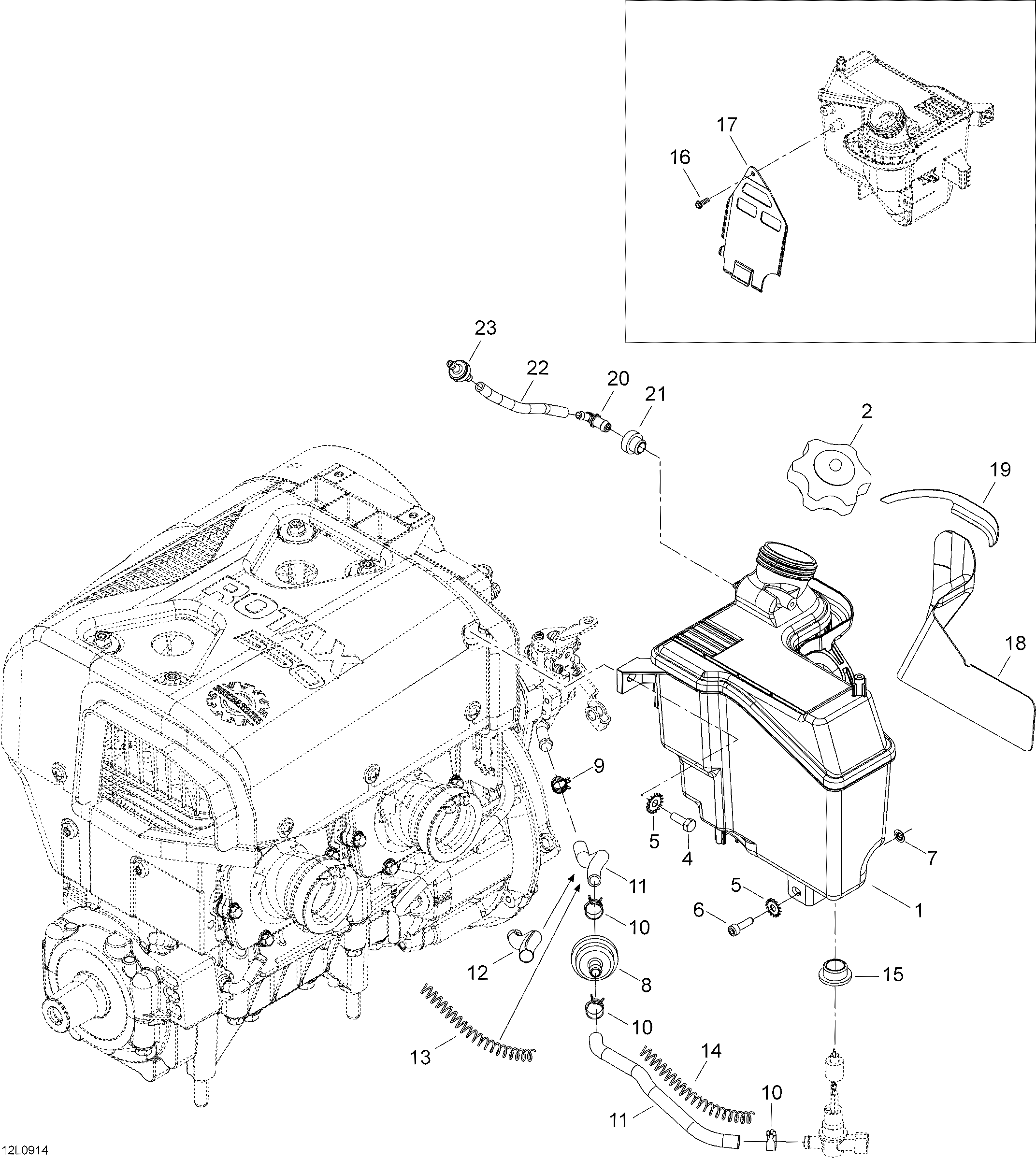 Oil Tank And Support