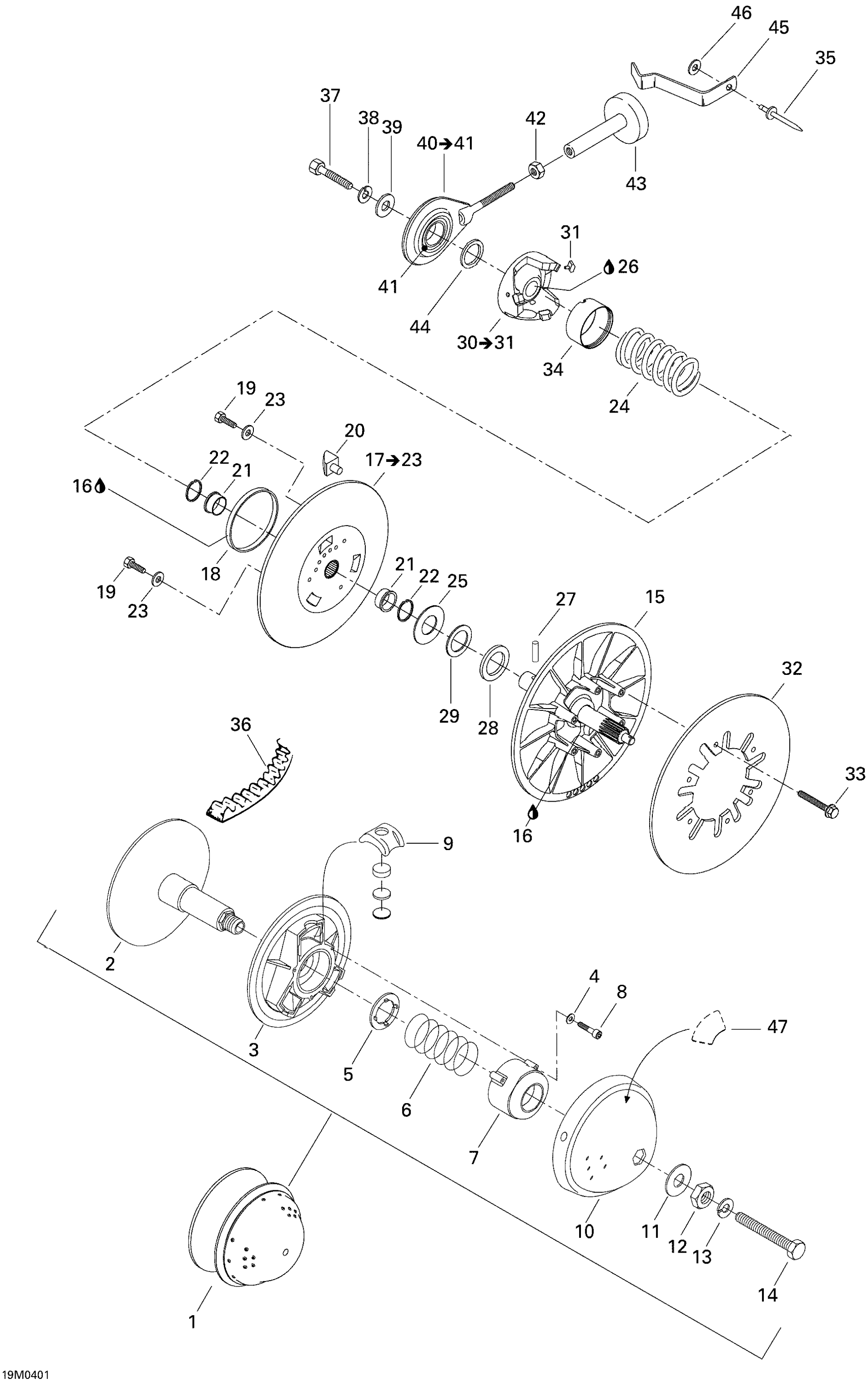 Схема узла: Pulley System