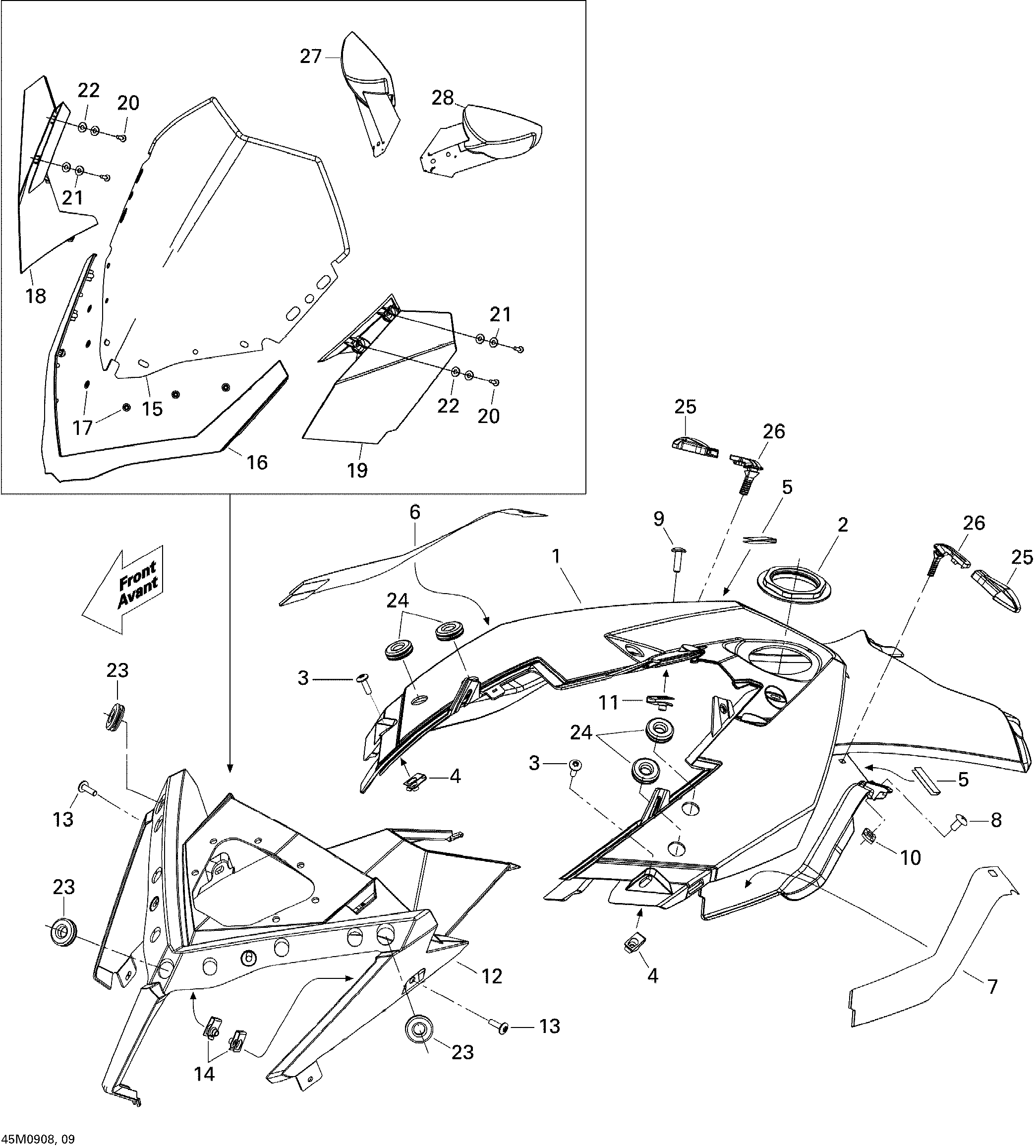 Windshield And Console