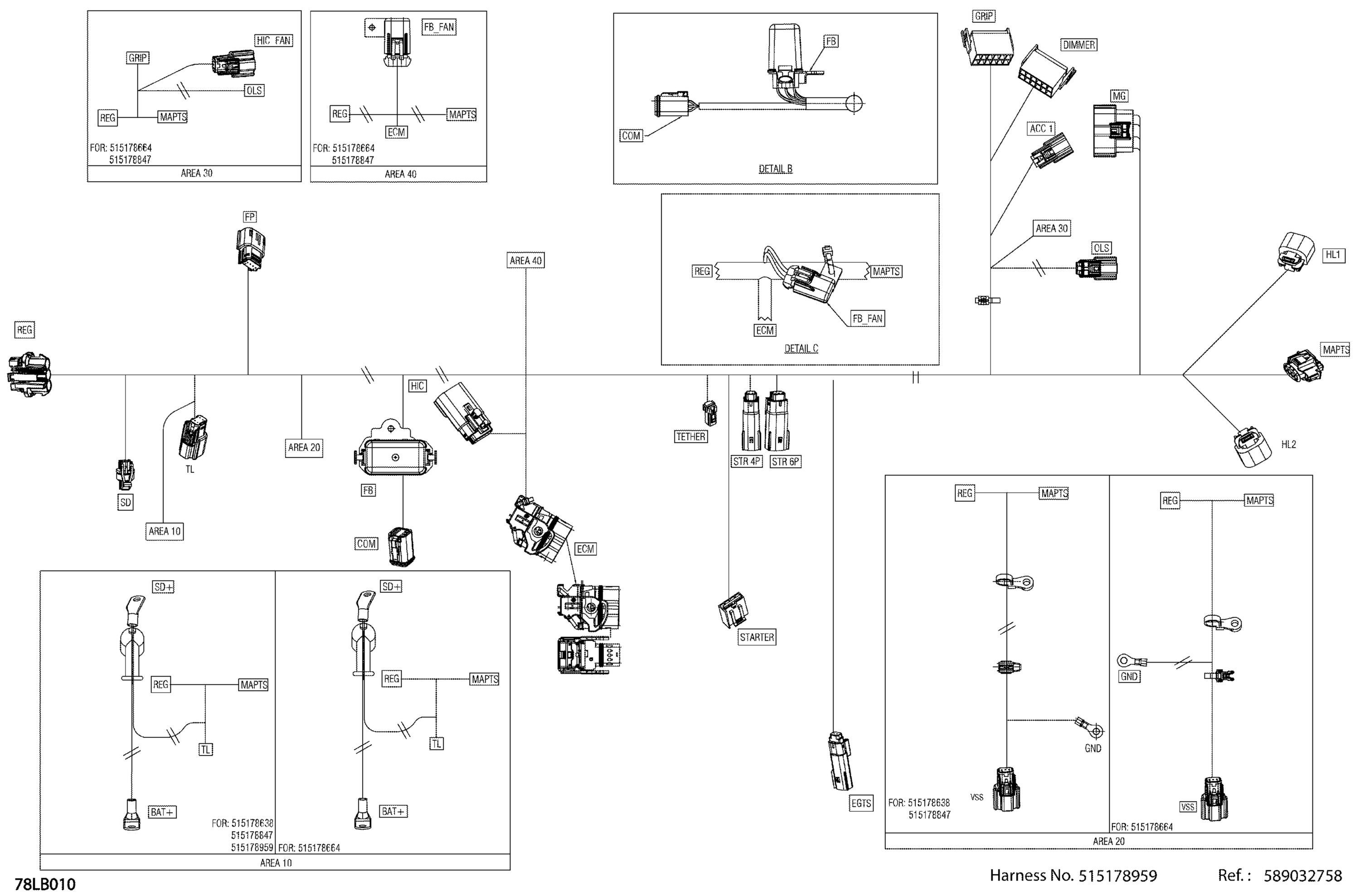 Electric - Main Harness - 515178959