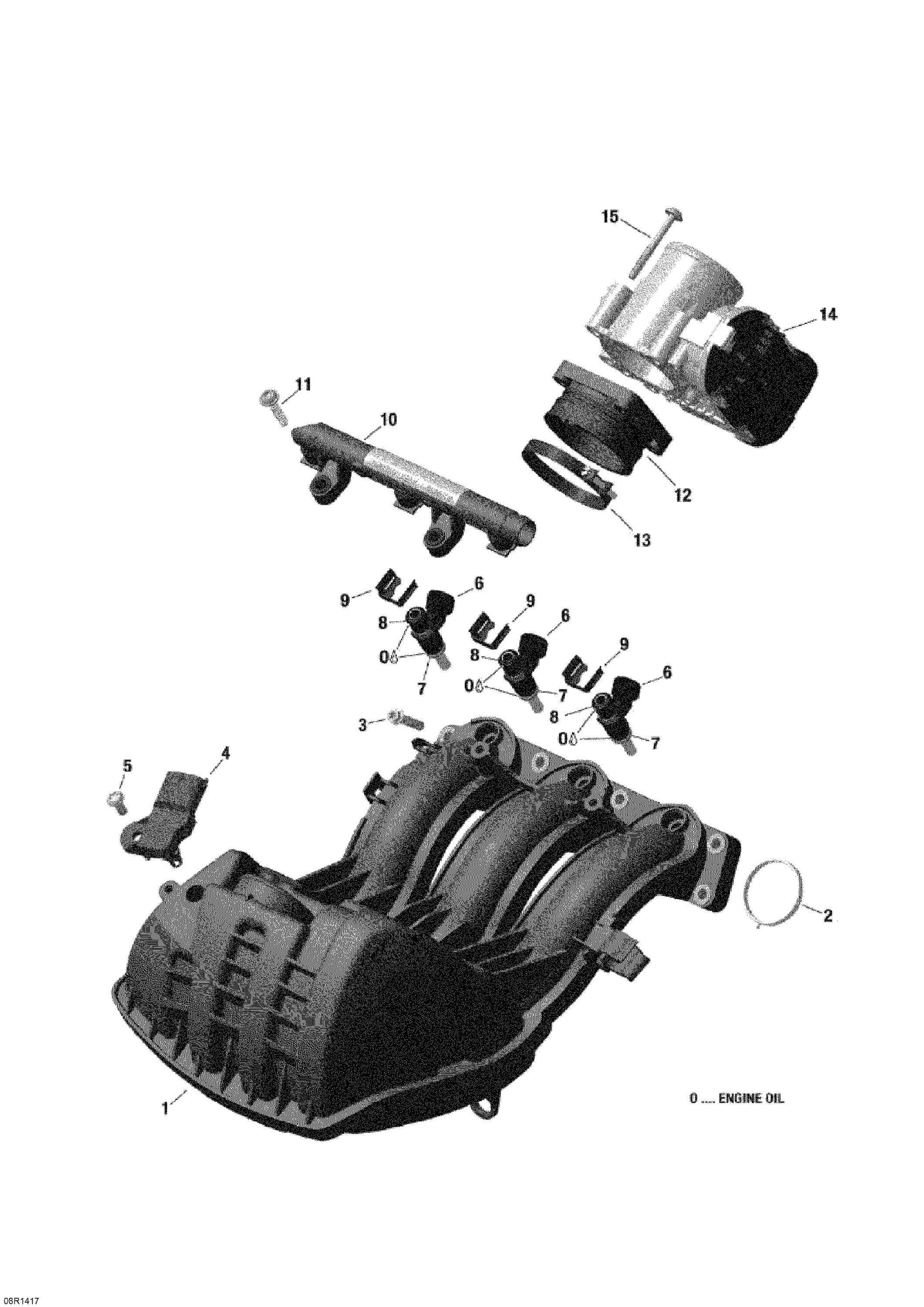 Air Intake Manifold And Throttle Body