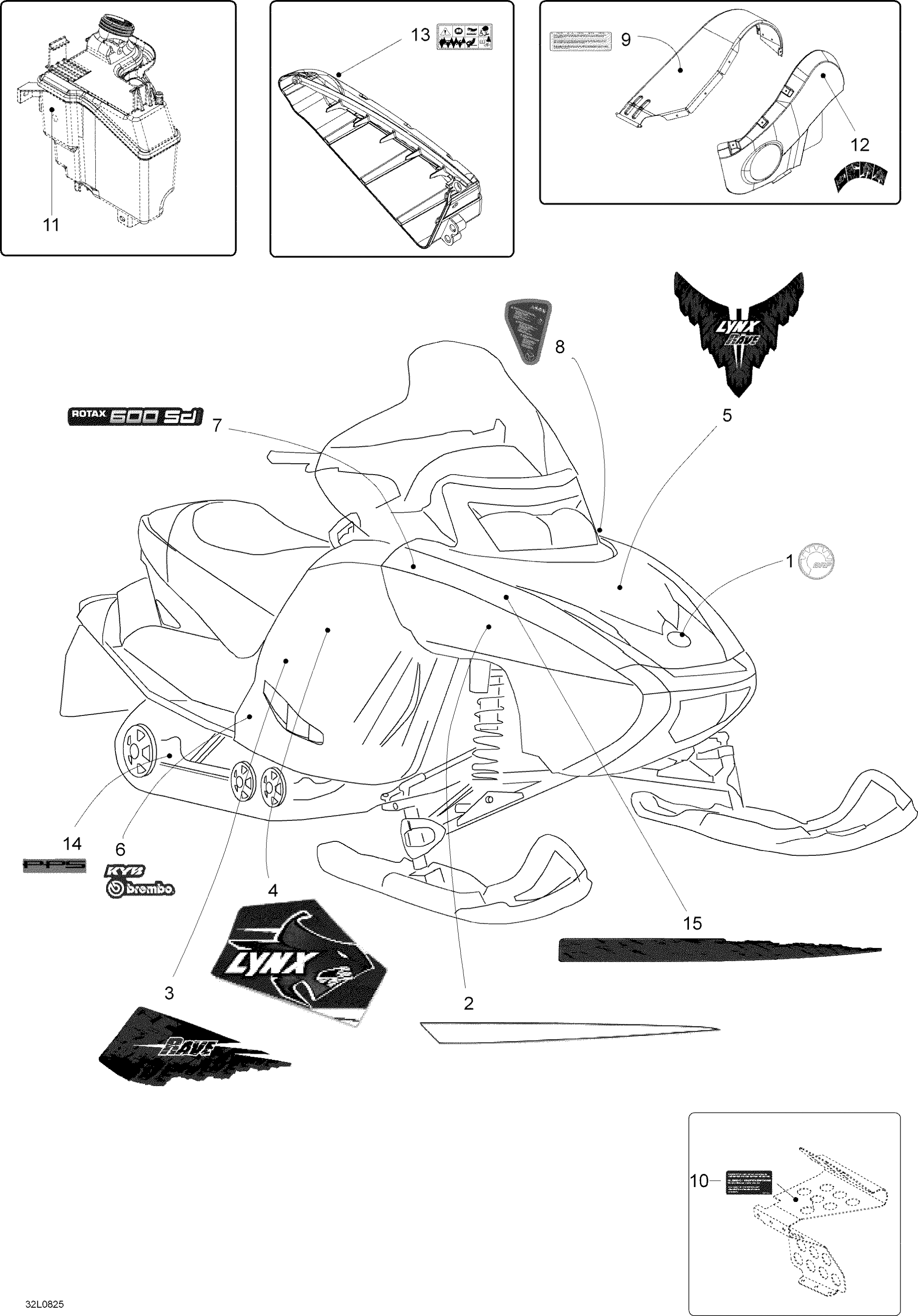 Схема узла: Decals