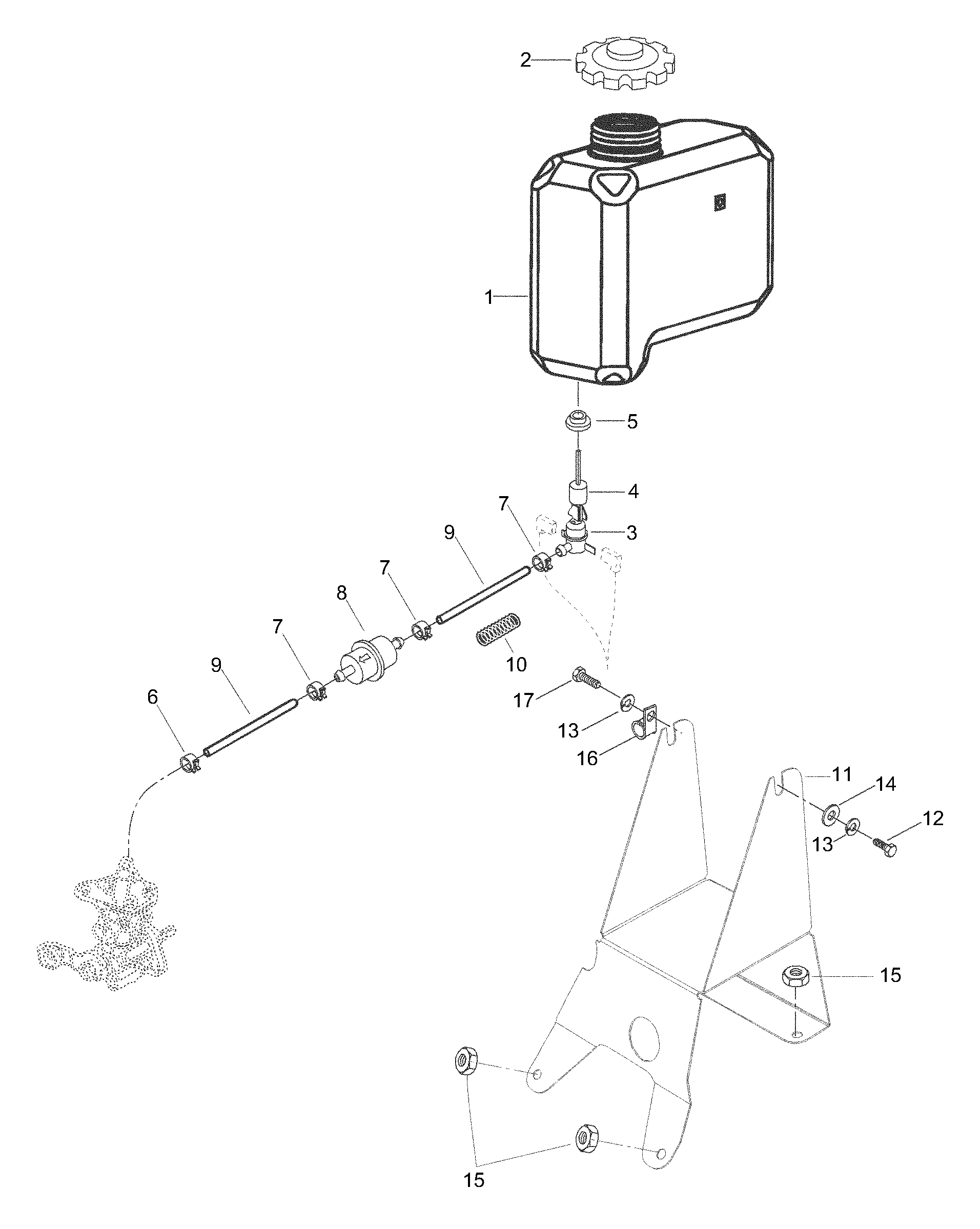 Схема узла: Oil Tank