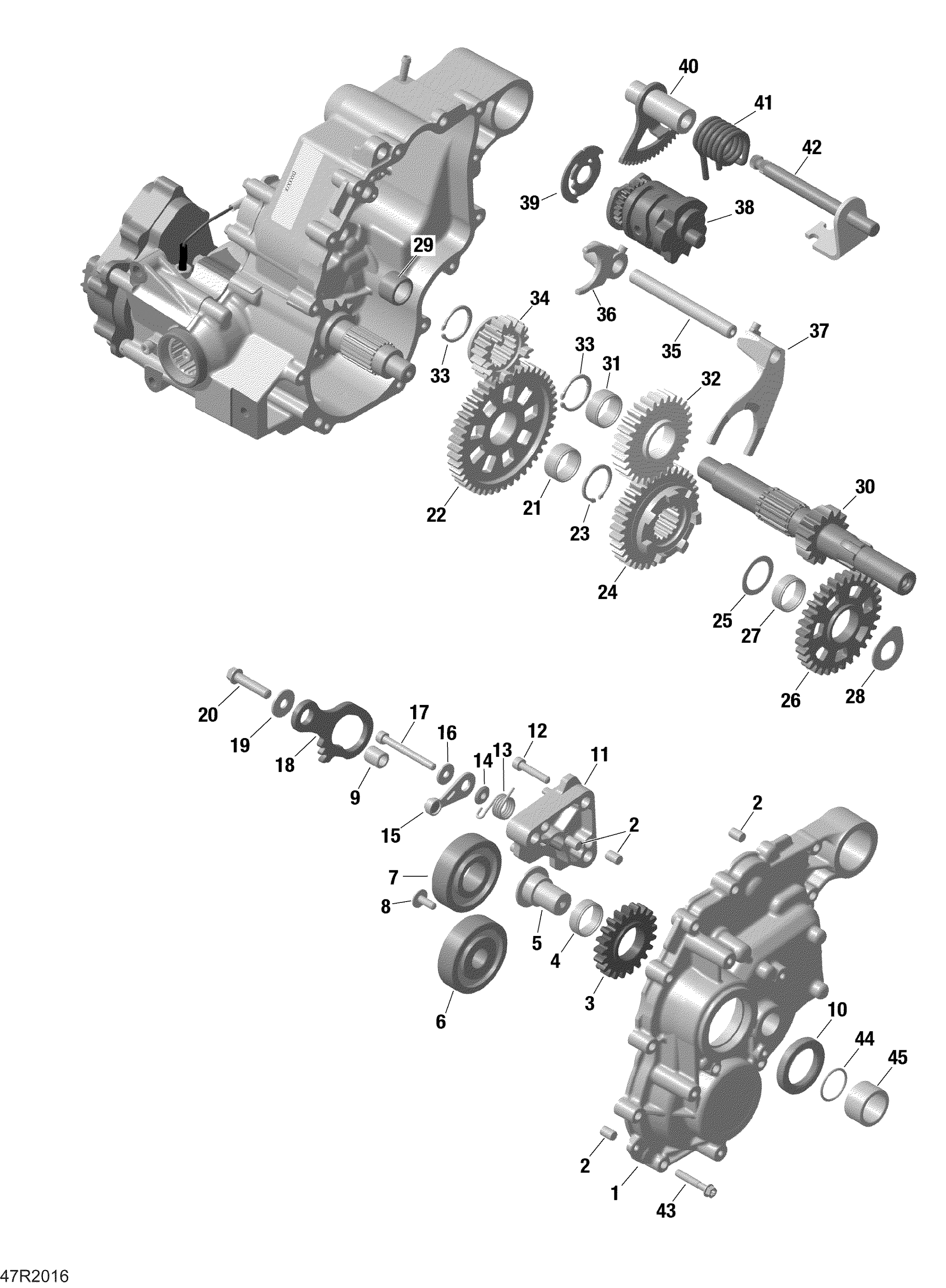 Gear Box 2 - 46217 - Except North Edition