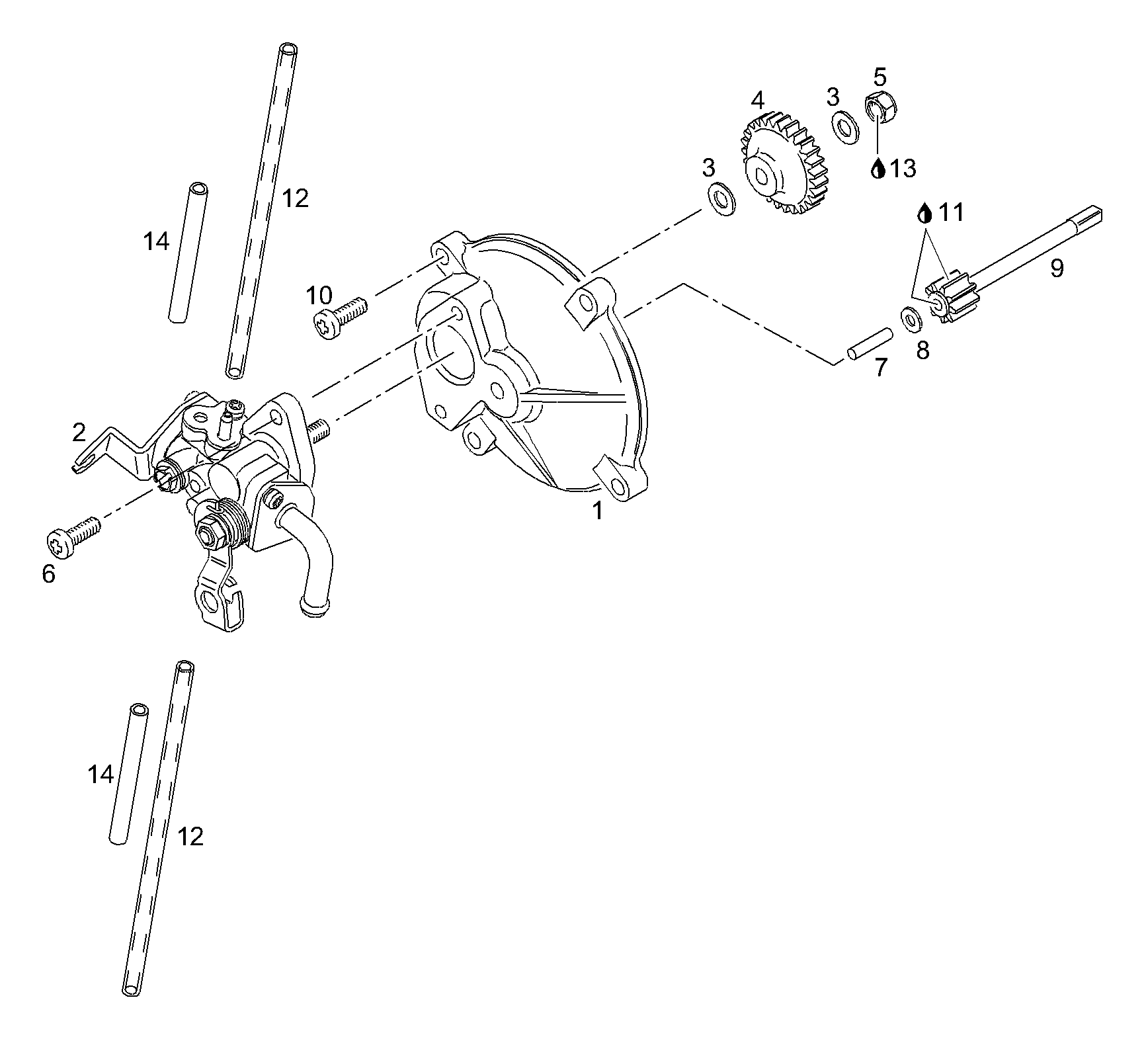 Схема узла: Oil Pump