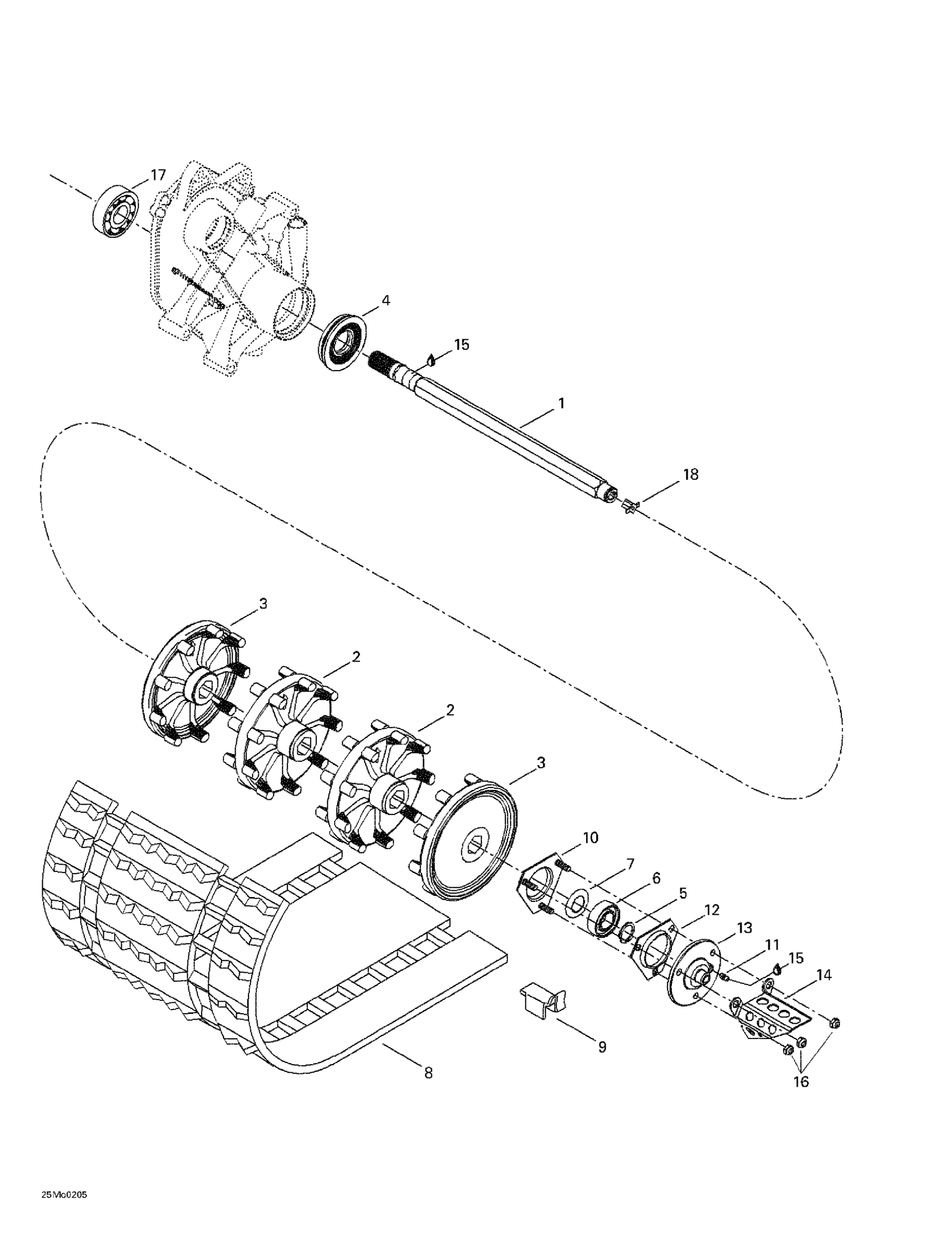 Drive Axle And Track