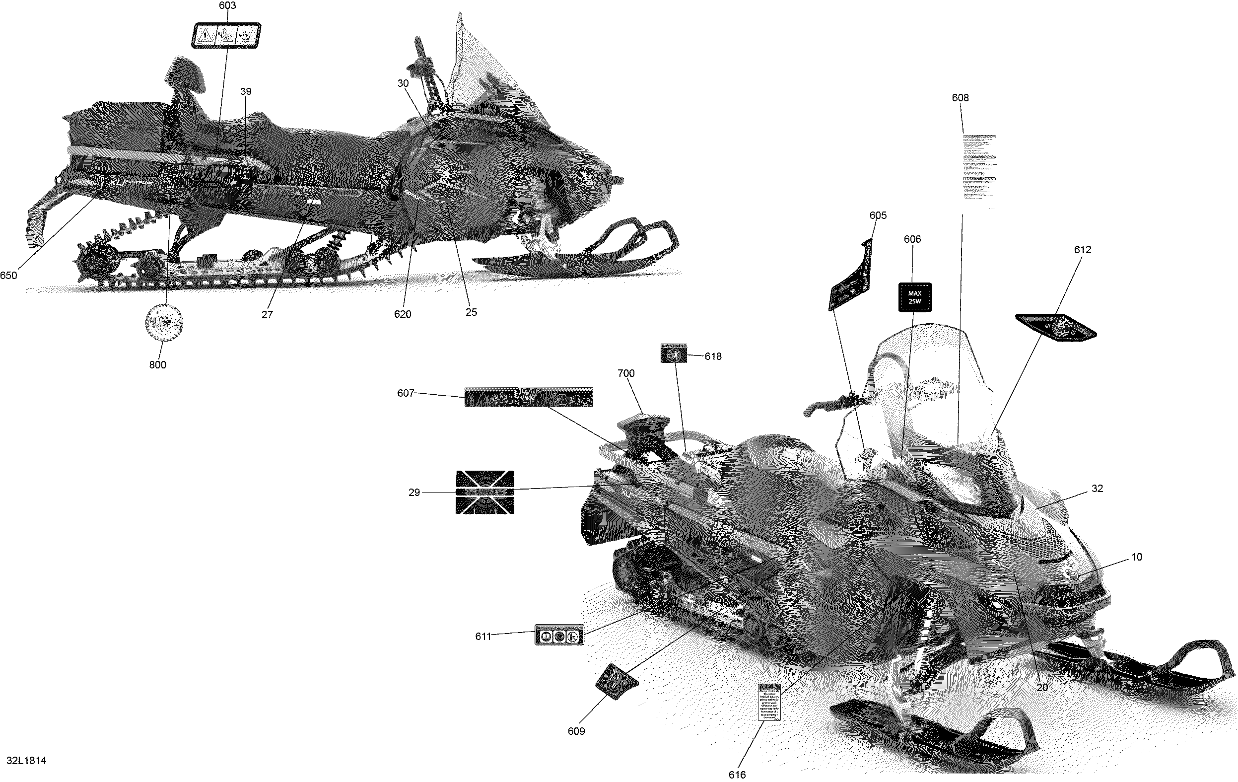 Decals Commander - 600HO E-TEC