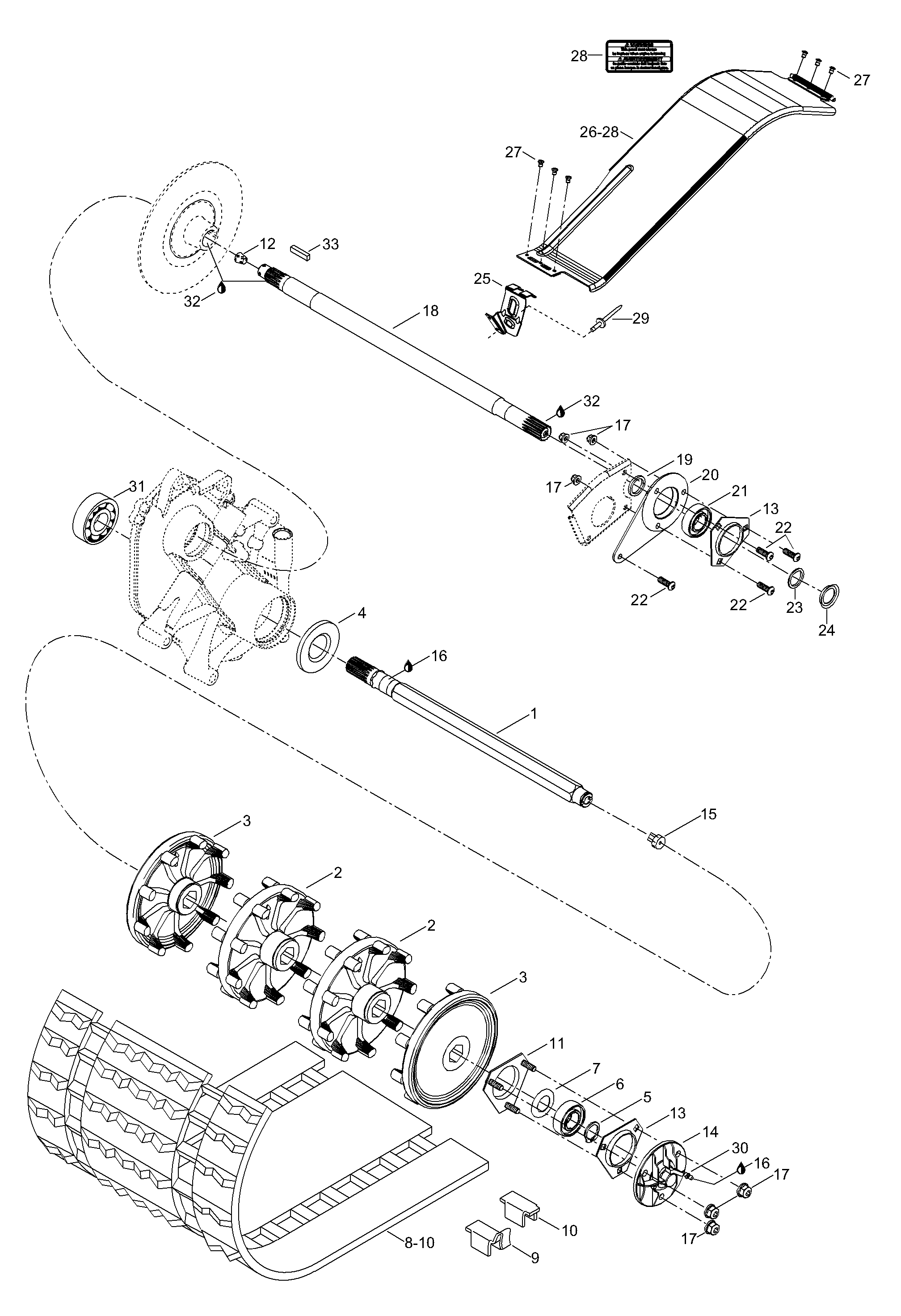 Схема узла: Drive Axle