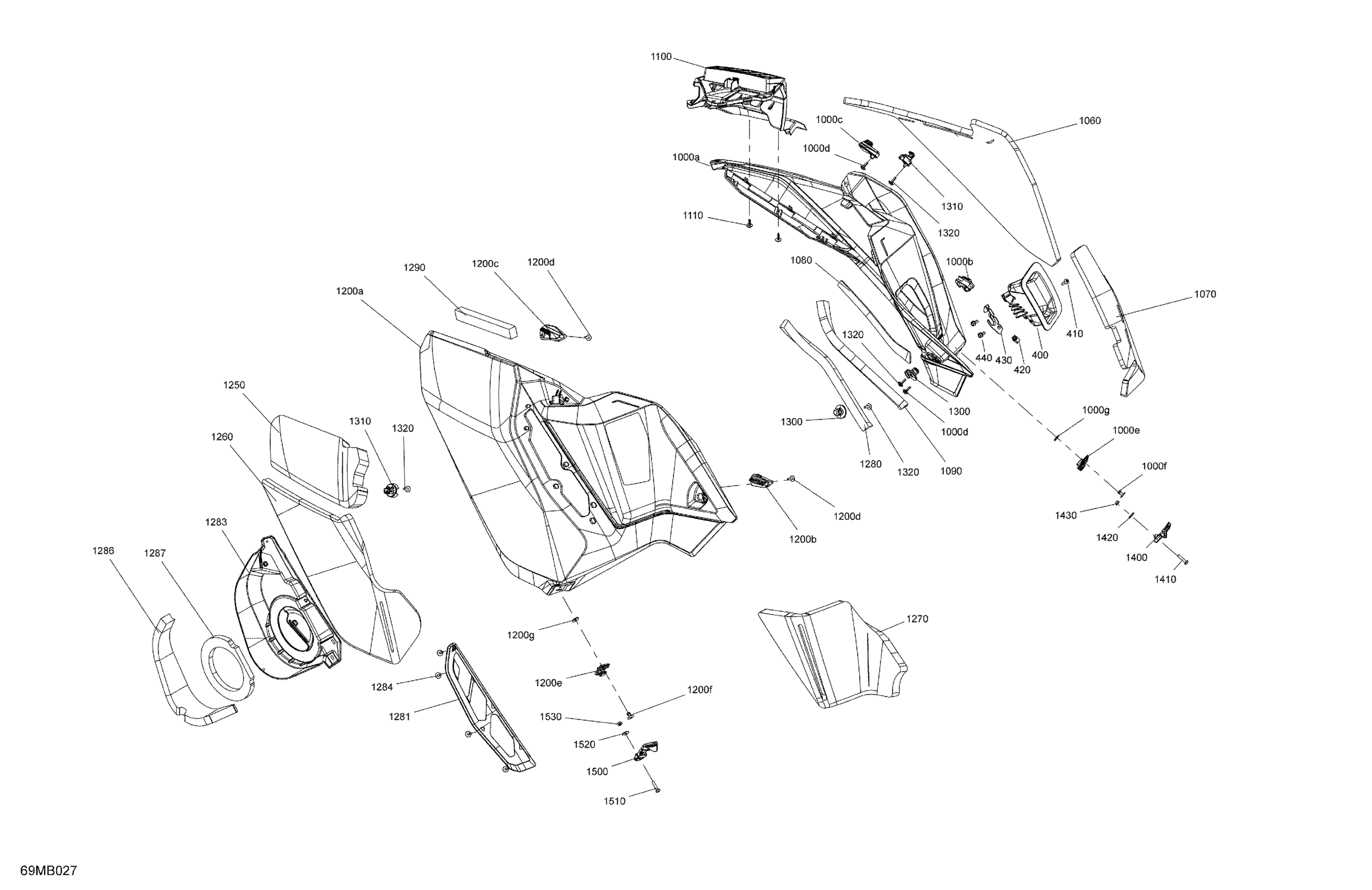 Схема узла: Body - Side Panels