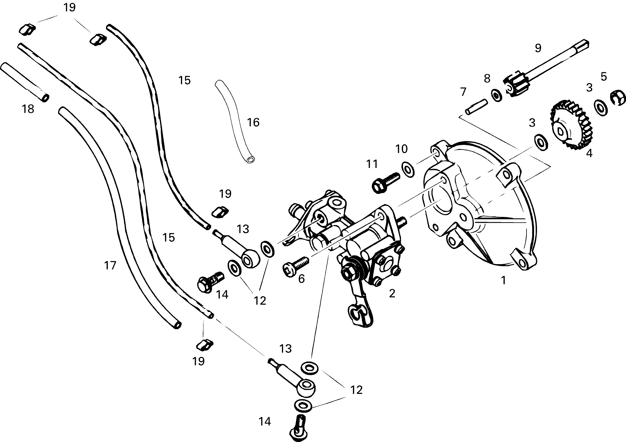 Схема узла: Oil Injection System Formula S