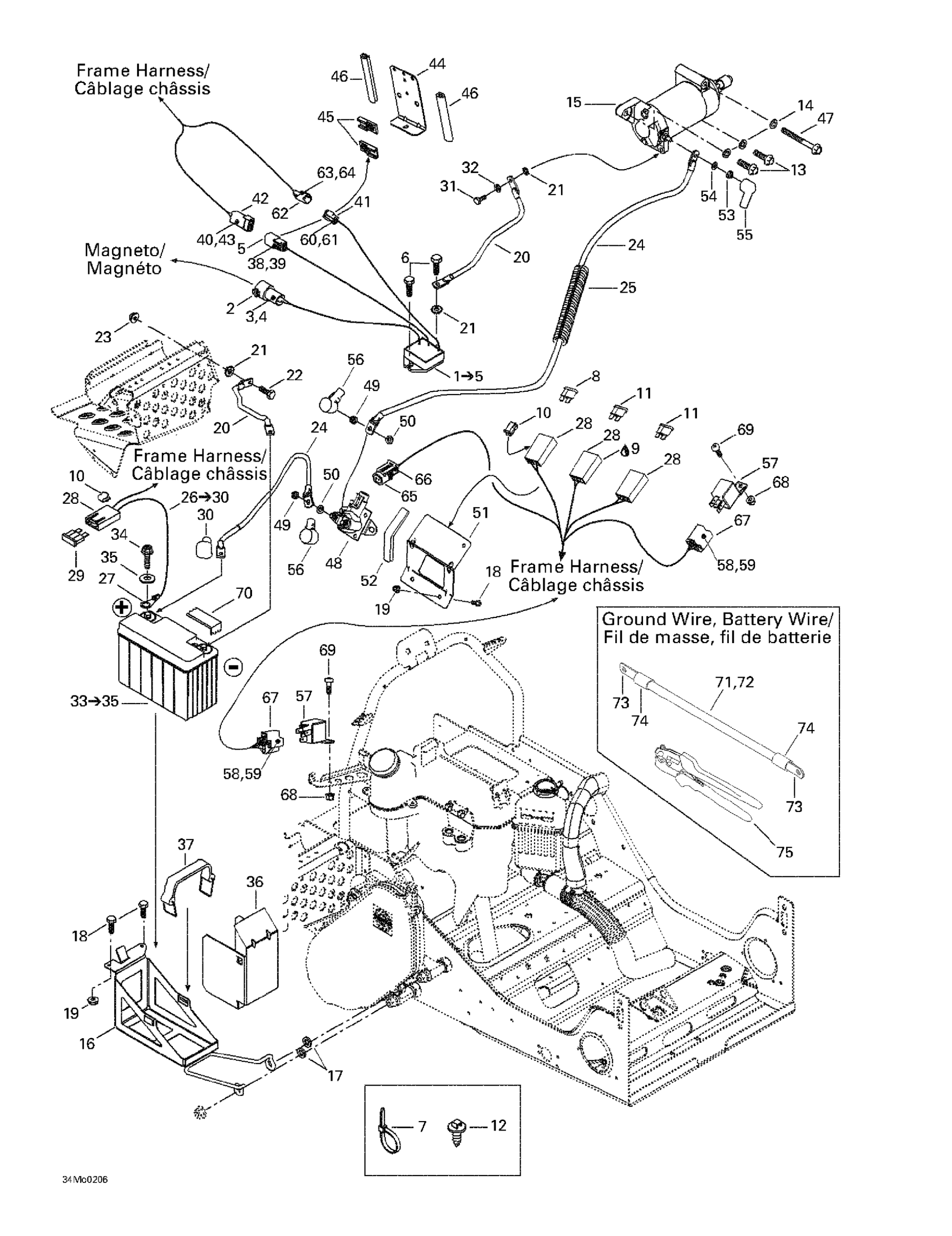 Battery And Starter