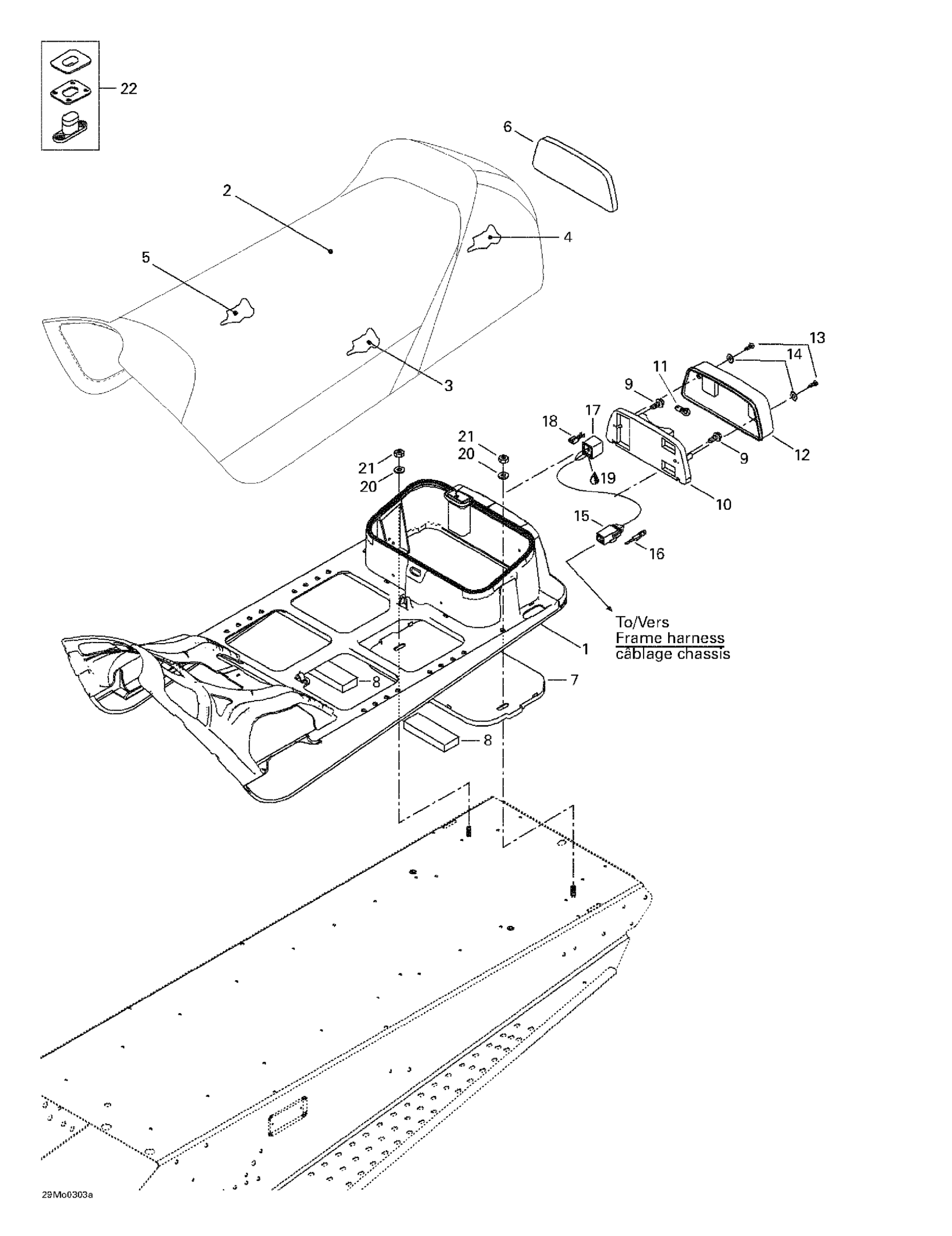 Схема узла: Seat And Accessories