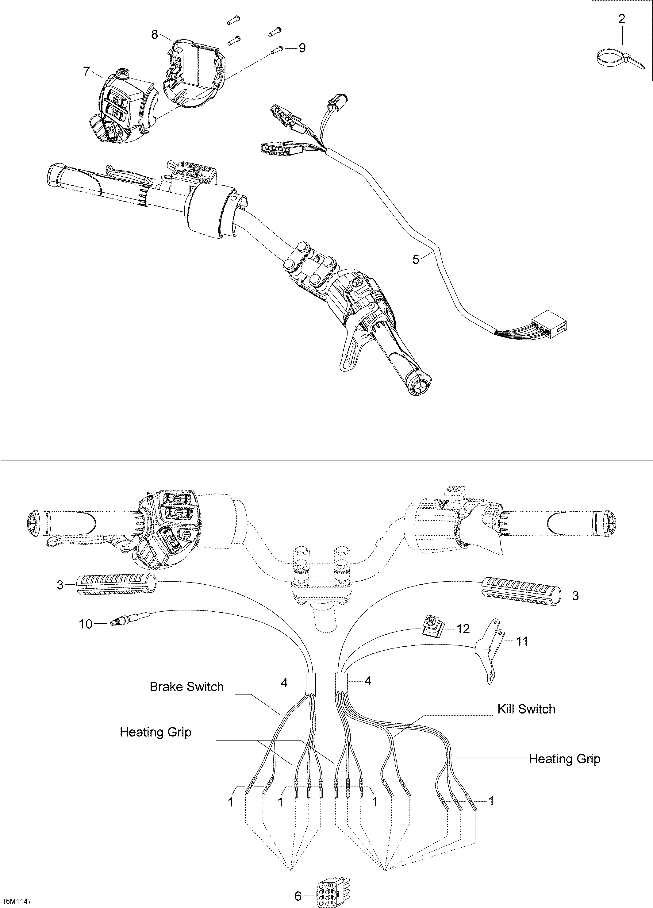 Схема узла: Steering Wiring Harness