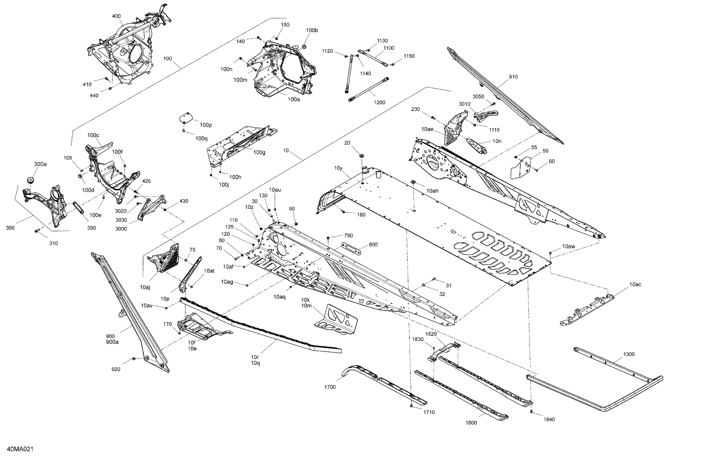 Схема узла: Frame - System - Enduro
