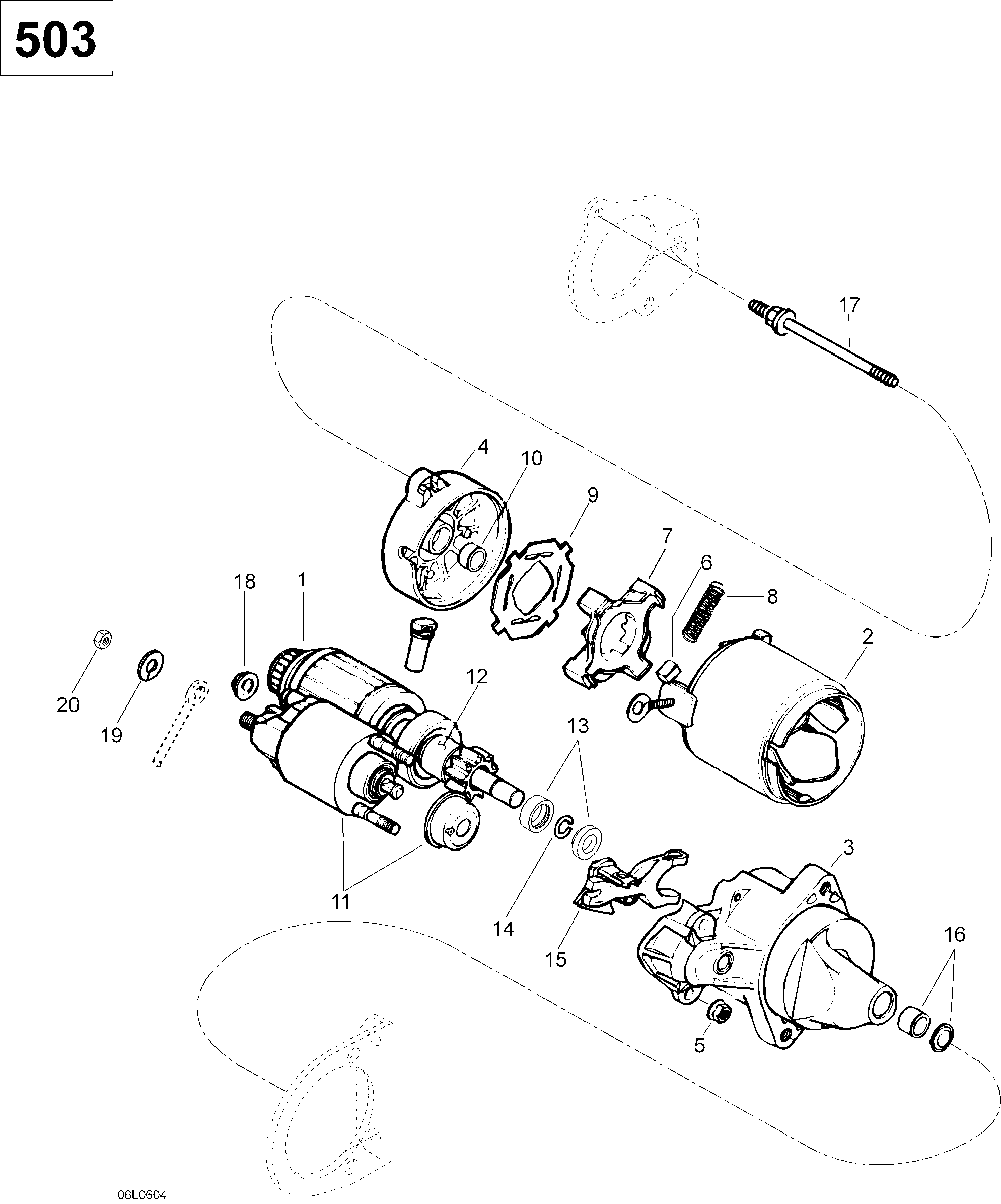 Electric starter