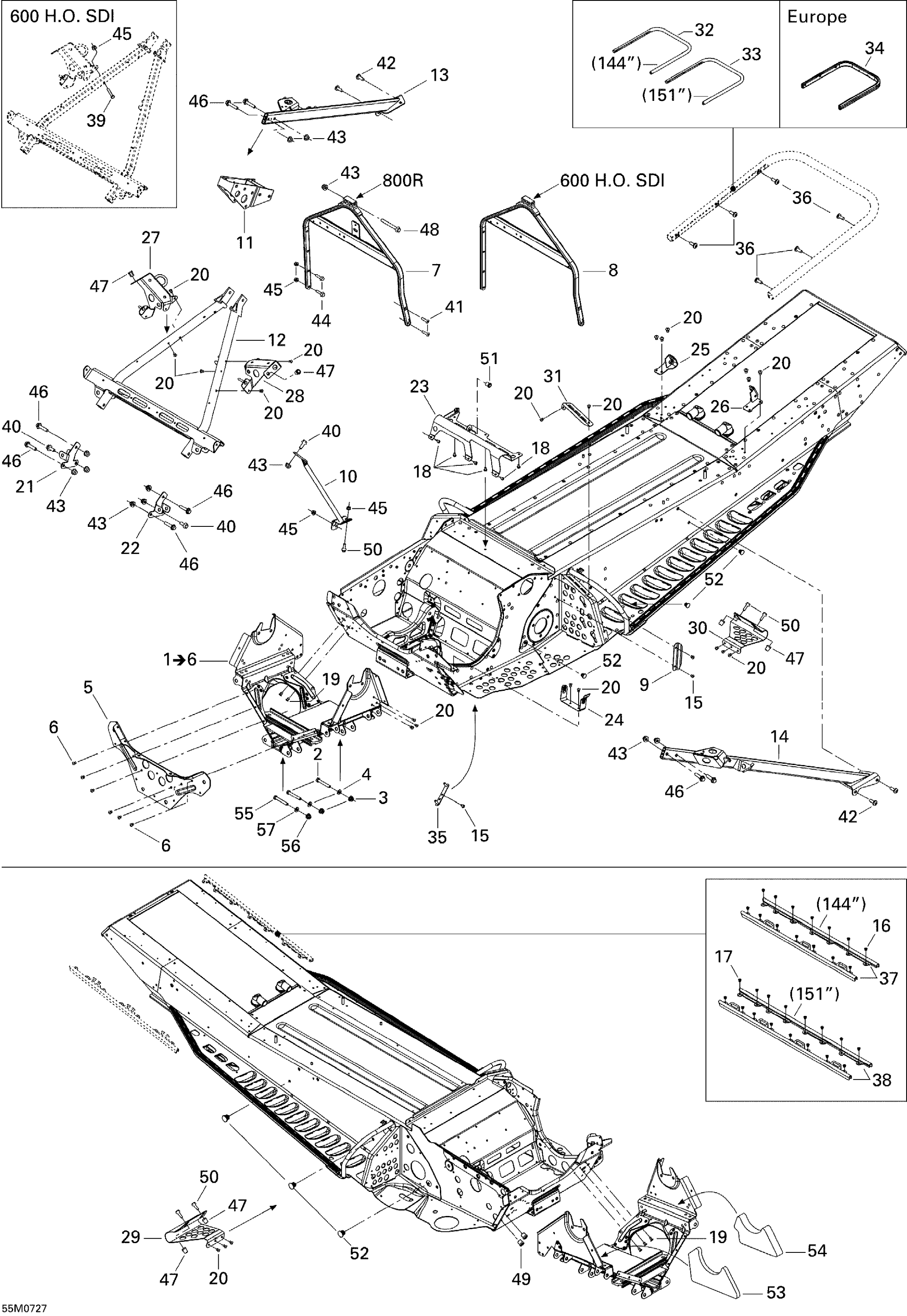 Frame and Components 800R