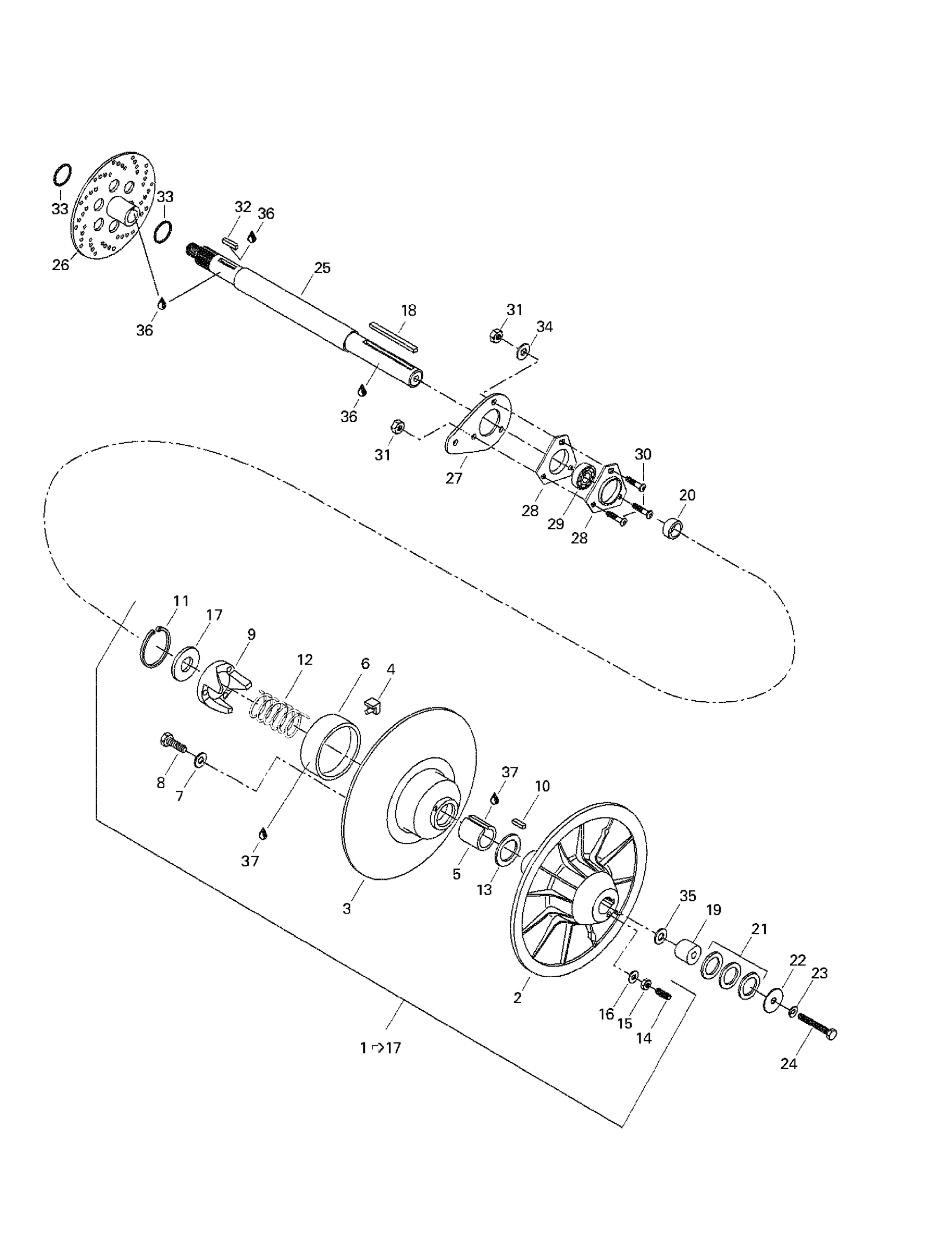 Driven Pulley