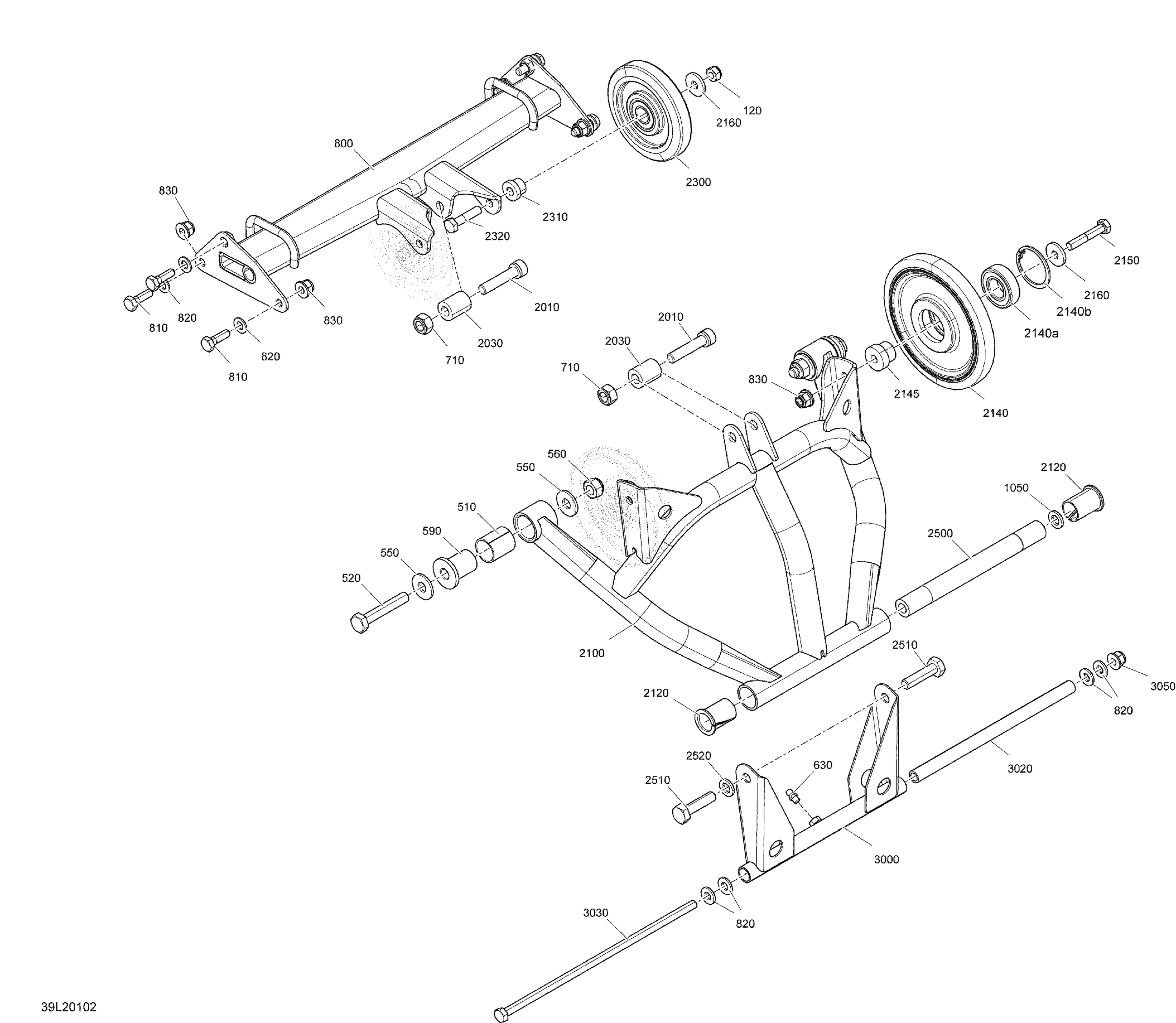 Suspension, Rear - Upper Section