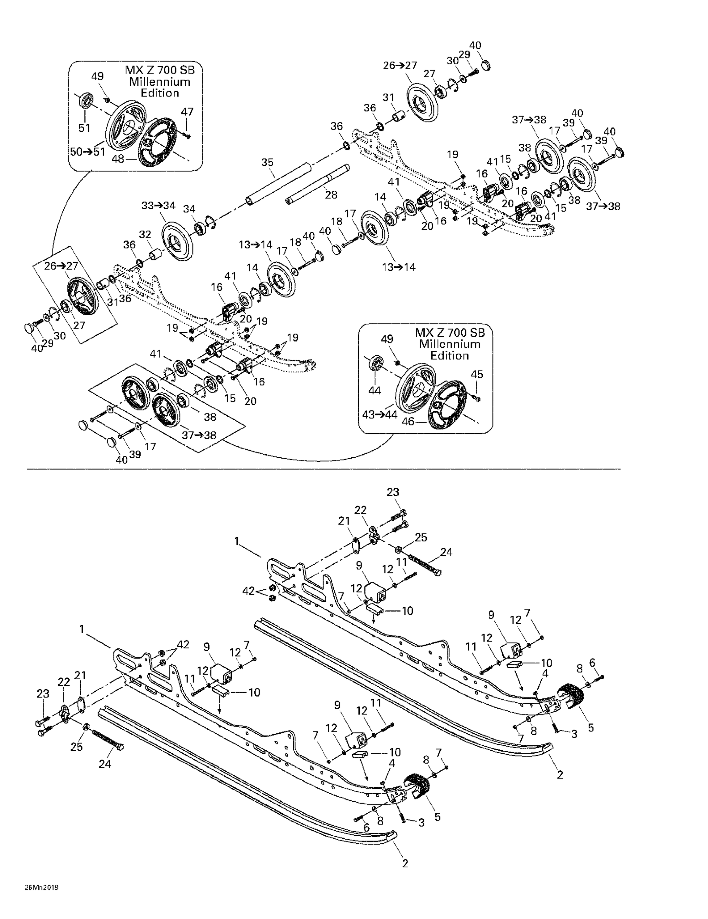 Схема узла: Rear Suspension
