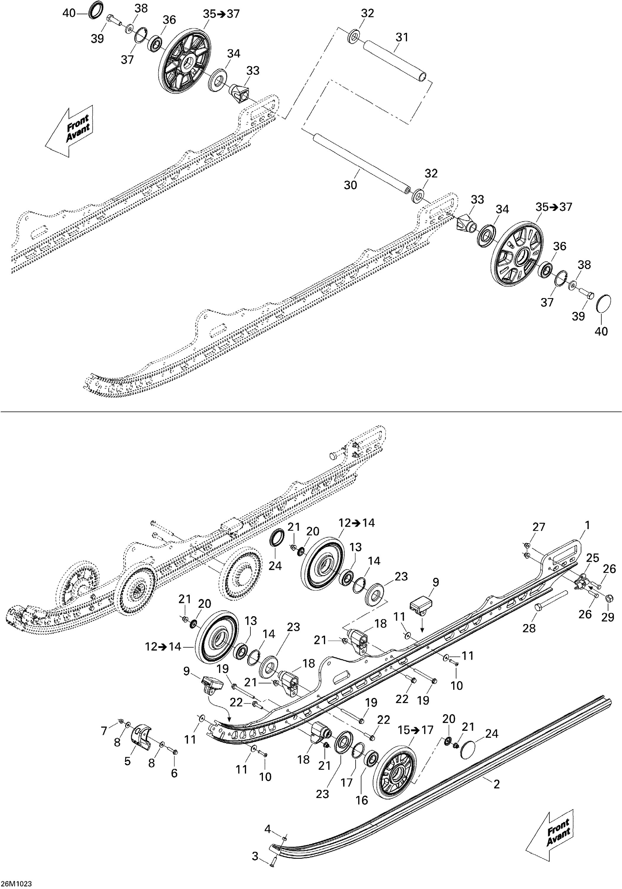 Схема узла: Rear Suspension