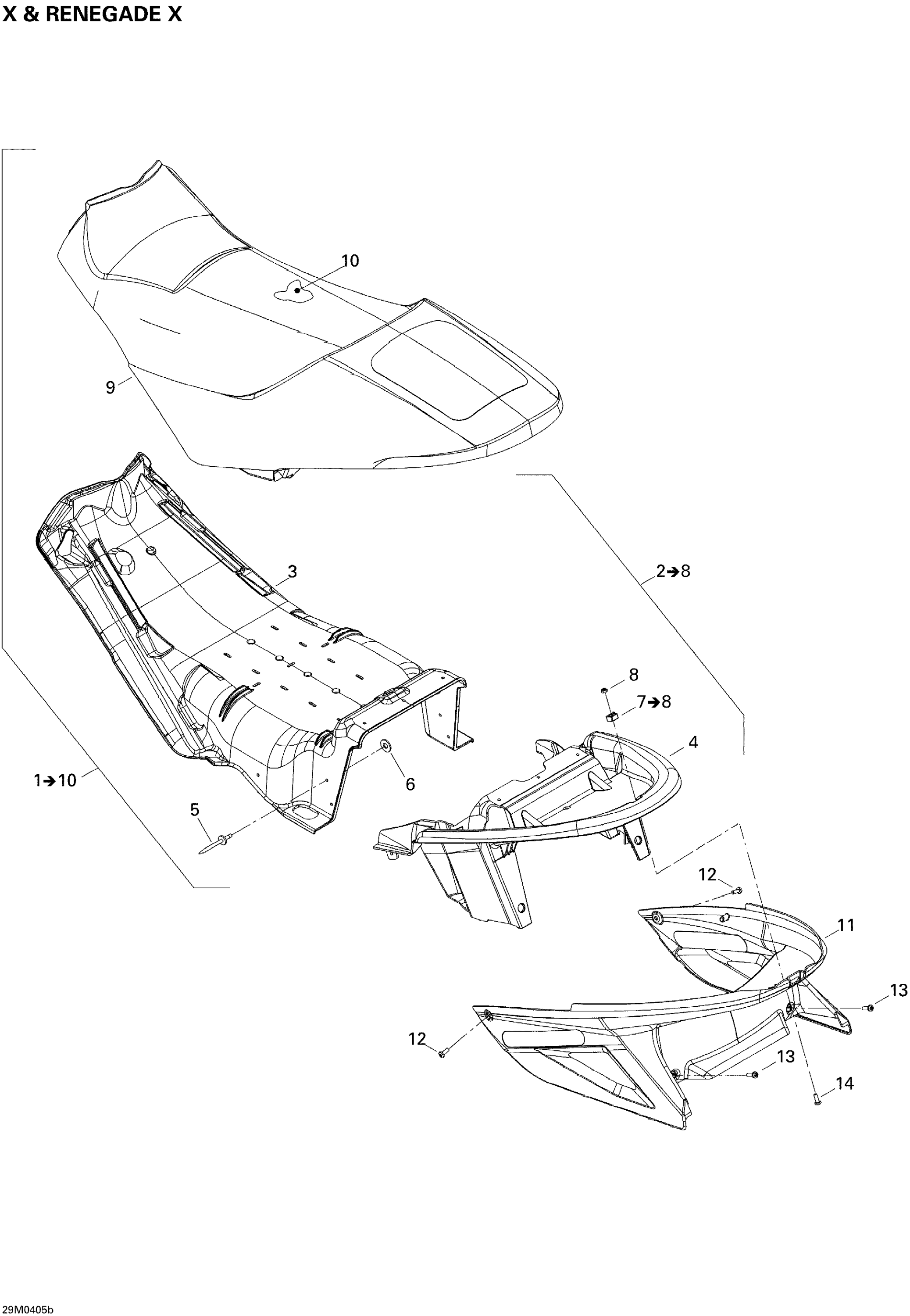 Seat (X & Renegade X)
