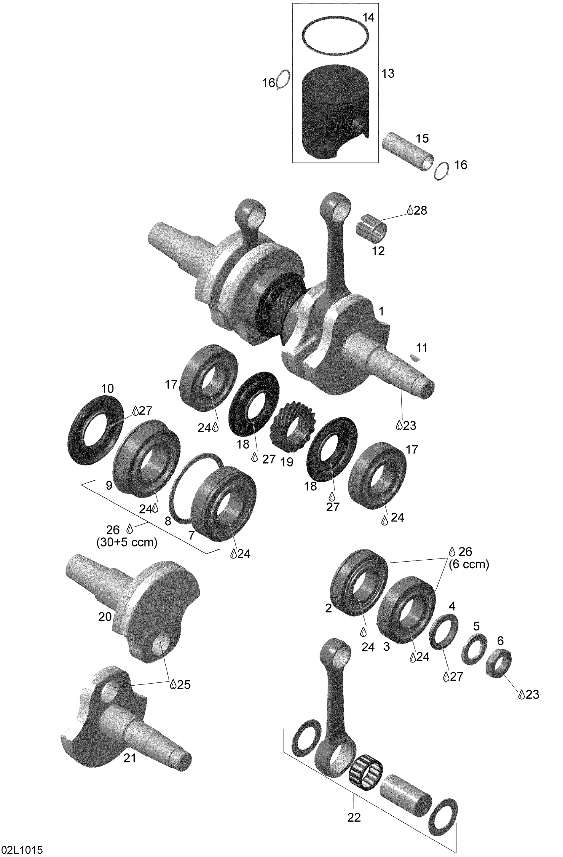 Crankshaft And Pistons