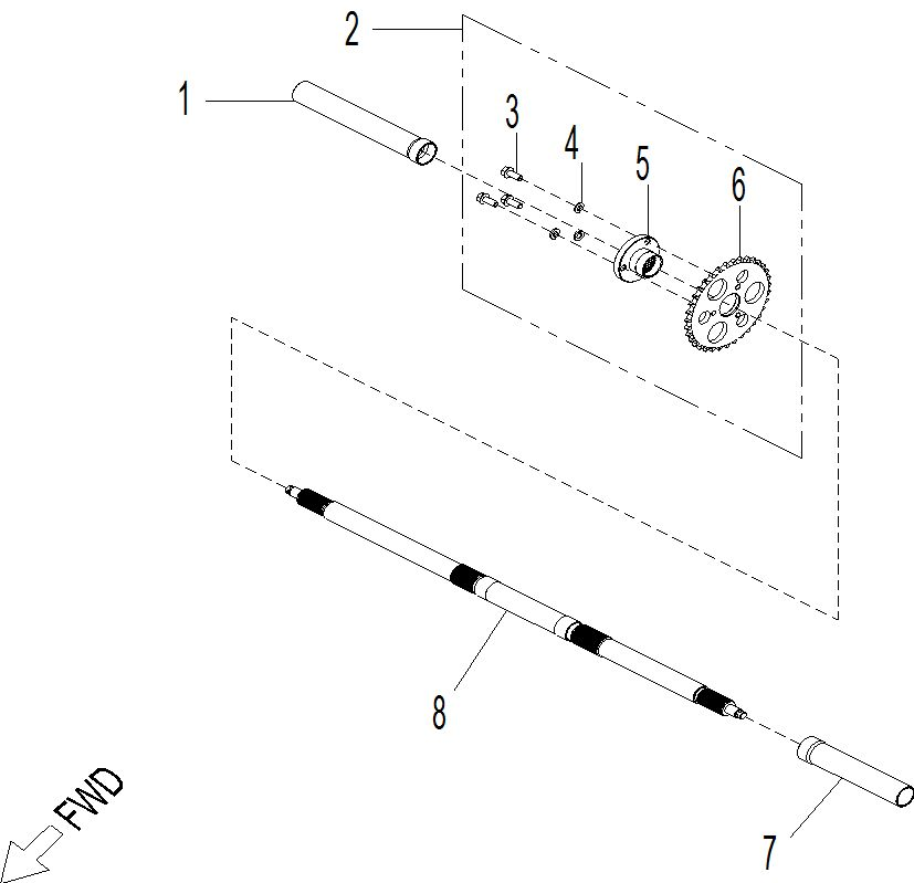 Drive - Rear Wheel Axle XXC