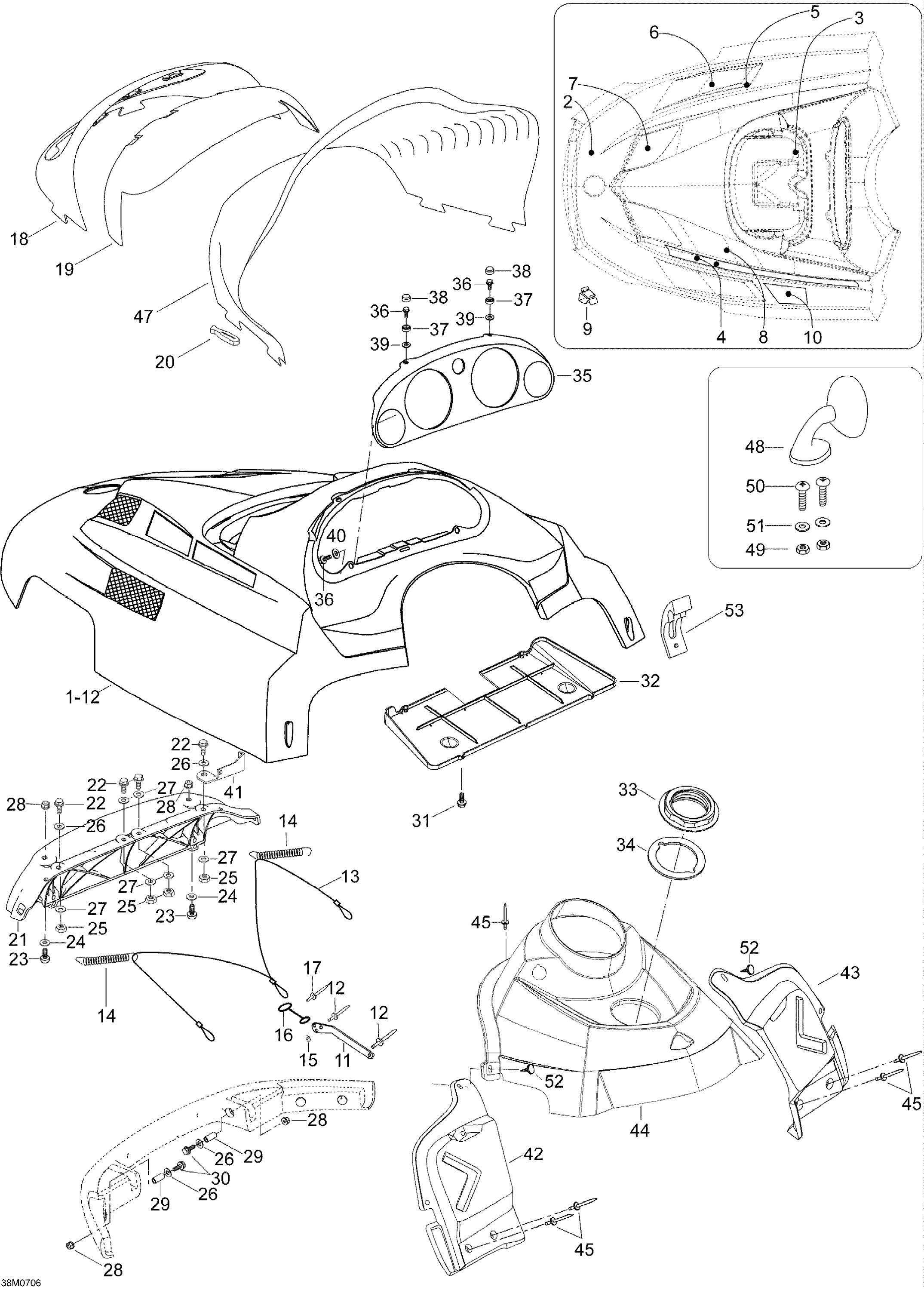 Схема узла: Hood