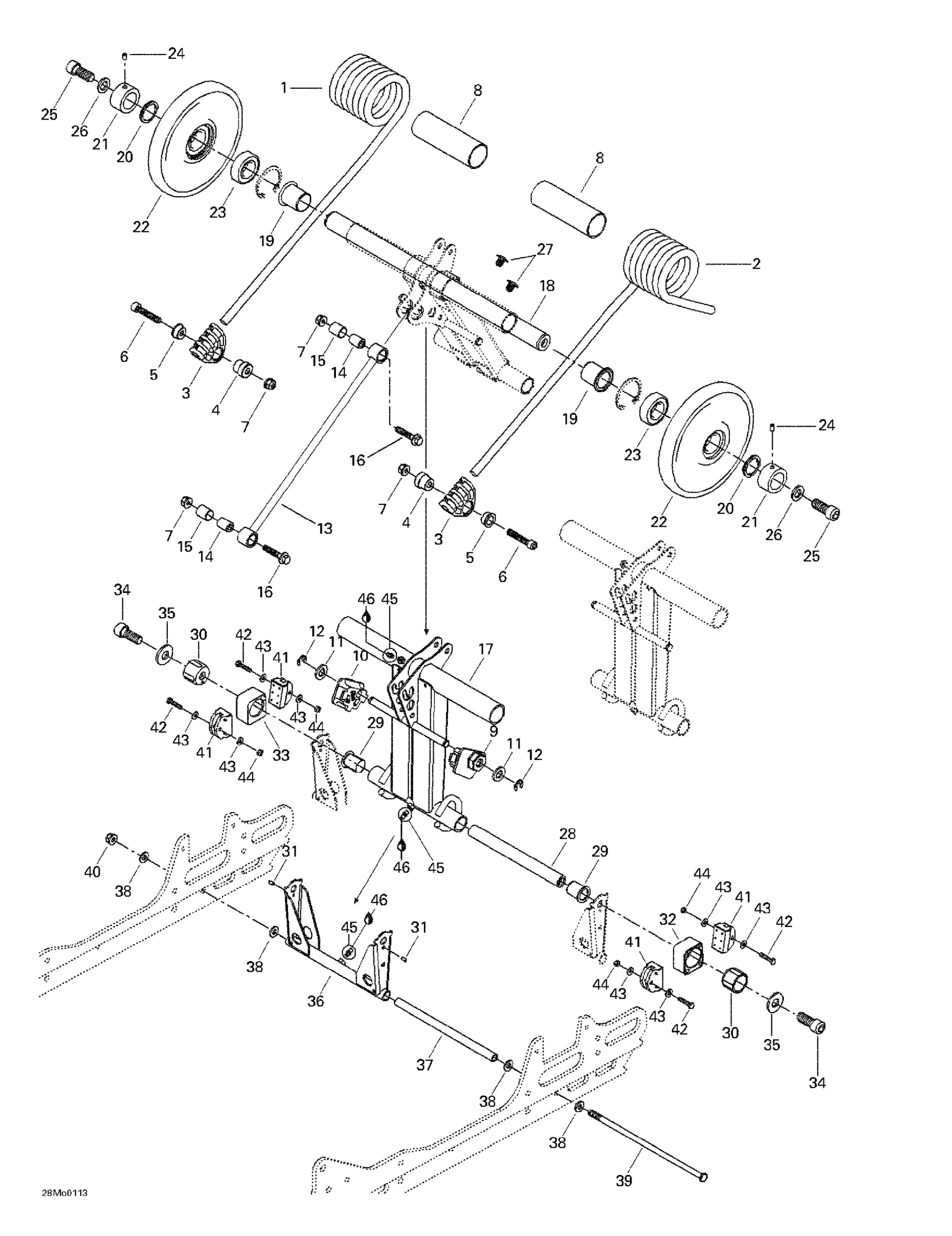 Rear Arm, Rear Suspension