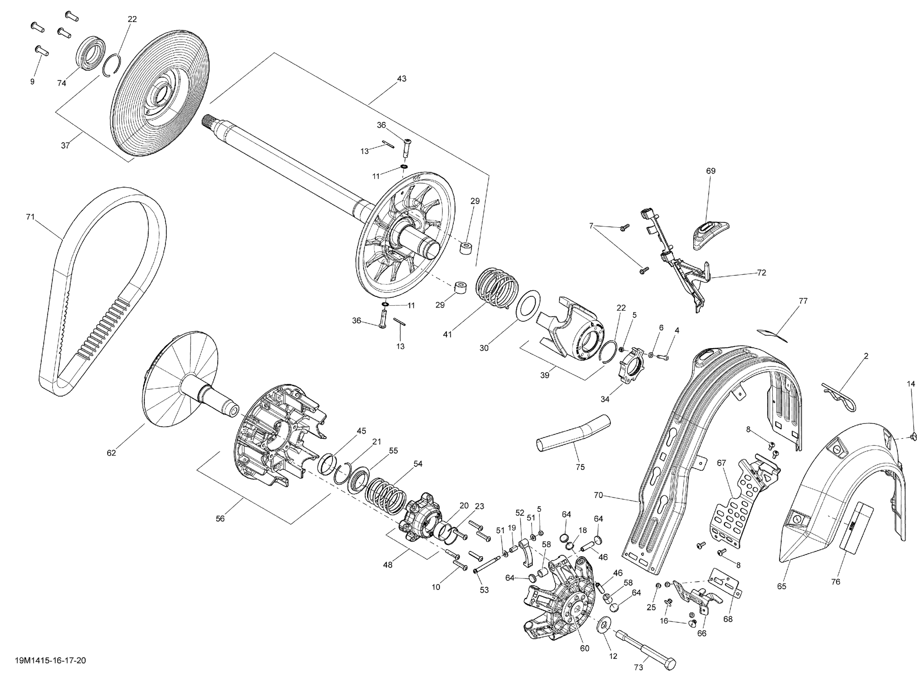 Схема узла: Pulley System