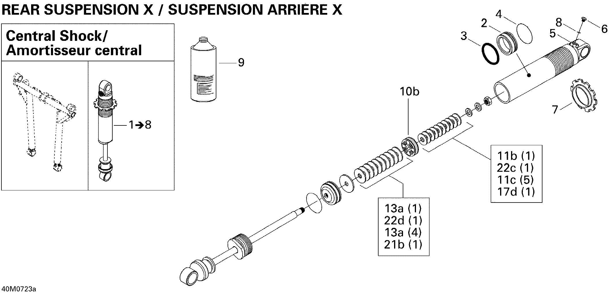 Take Apart Shock, Rear X