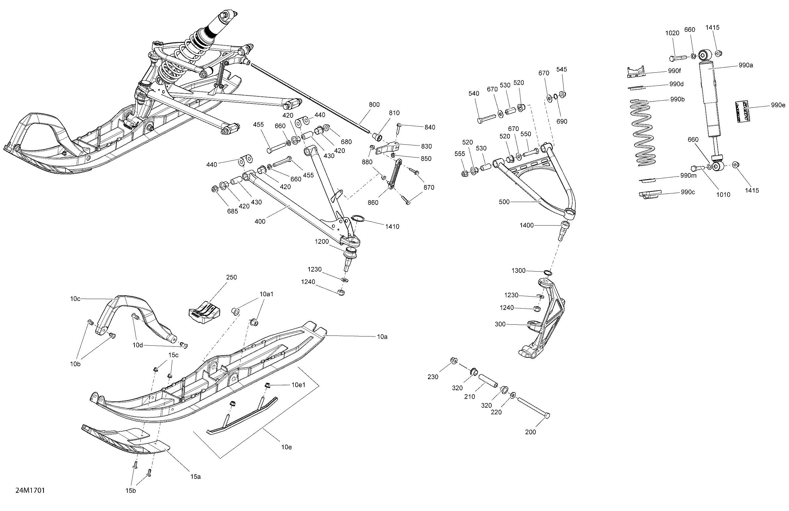 Front Suspension And Ski
