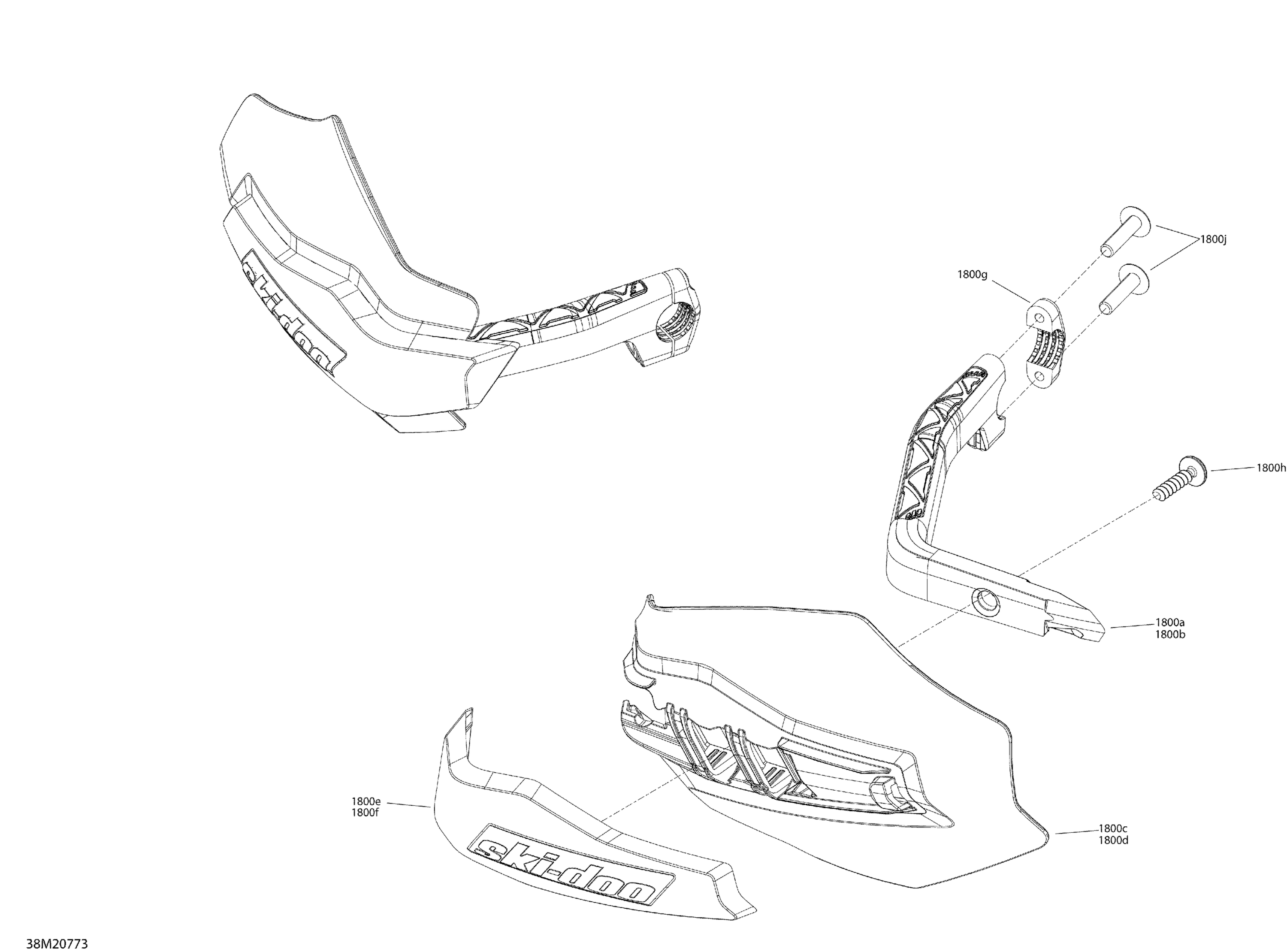 Body - Hood Section - Hand Protector