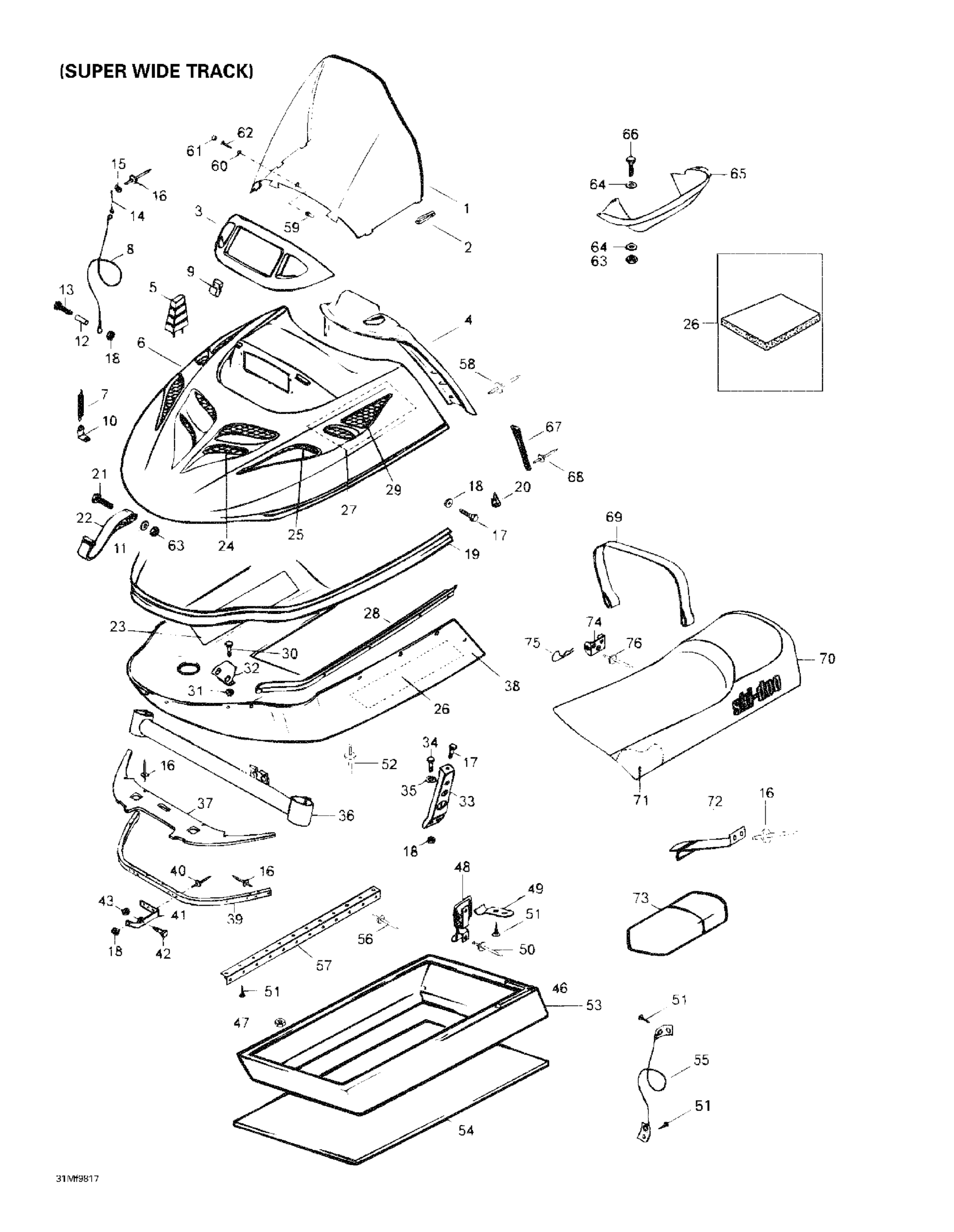 Cab, Console, Seat 2