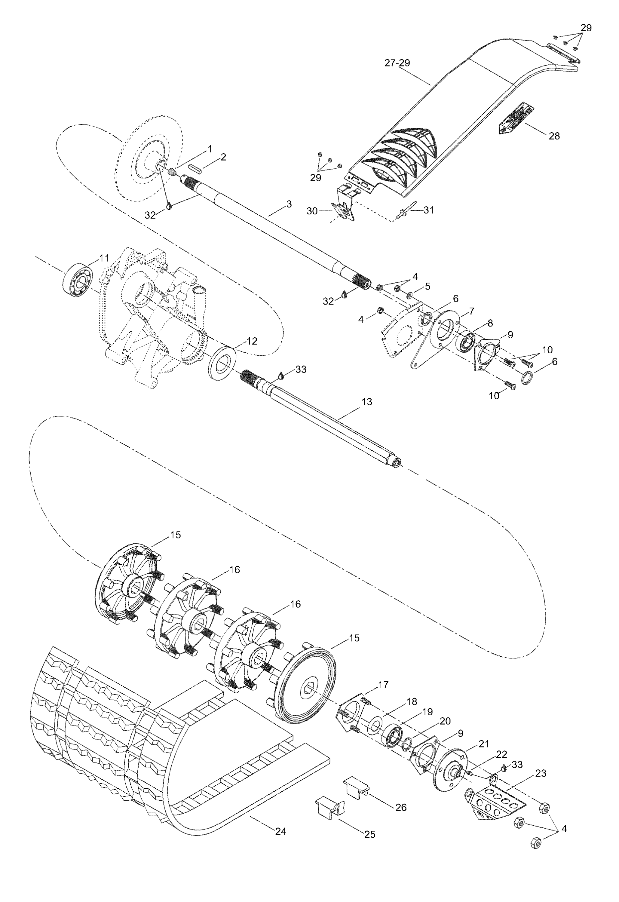 Схема узла: Drive Axle