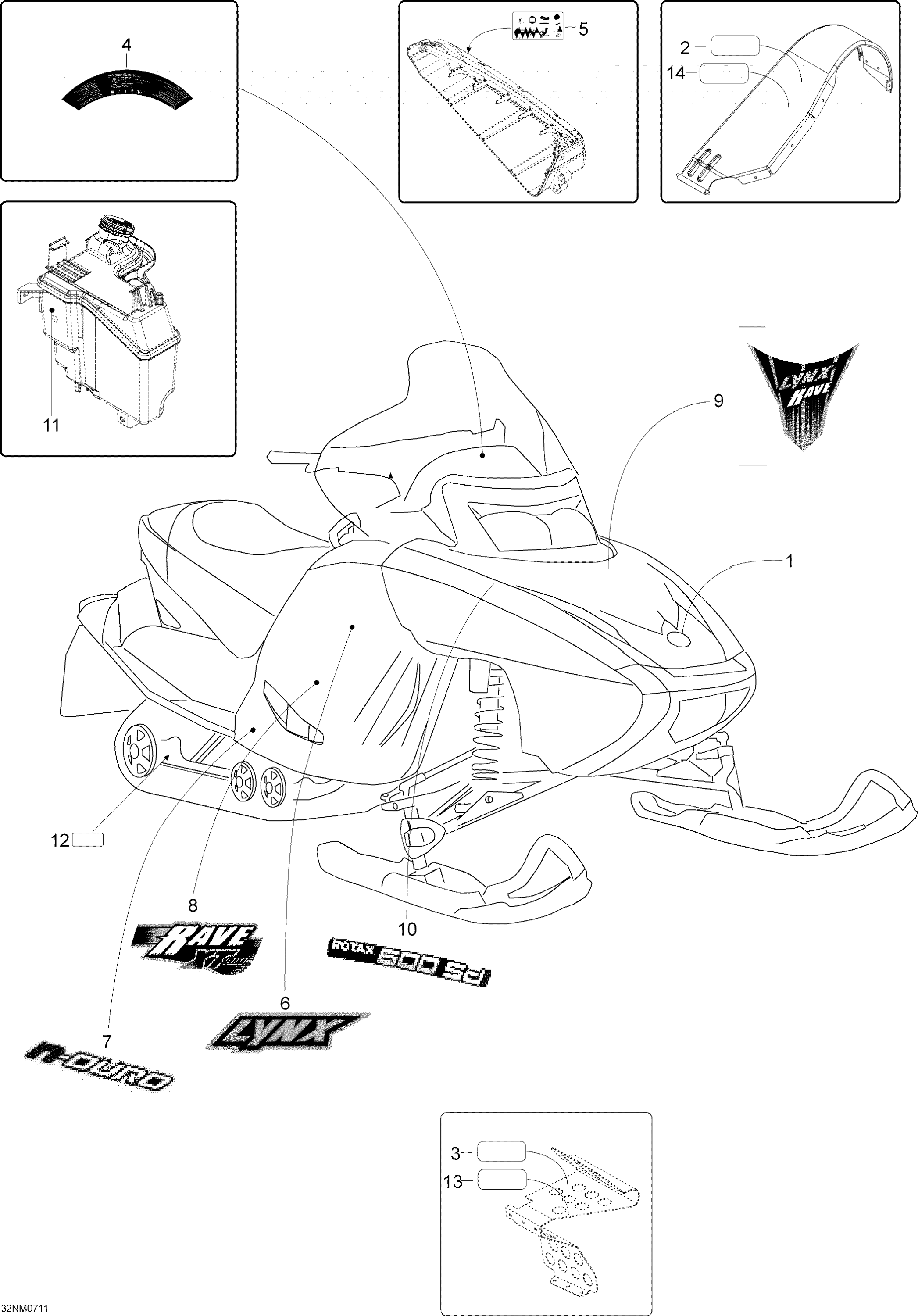 Схема узла: Decals