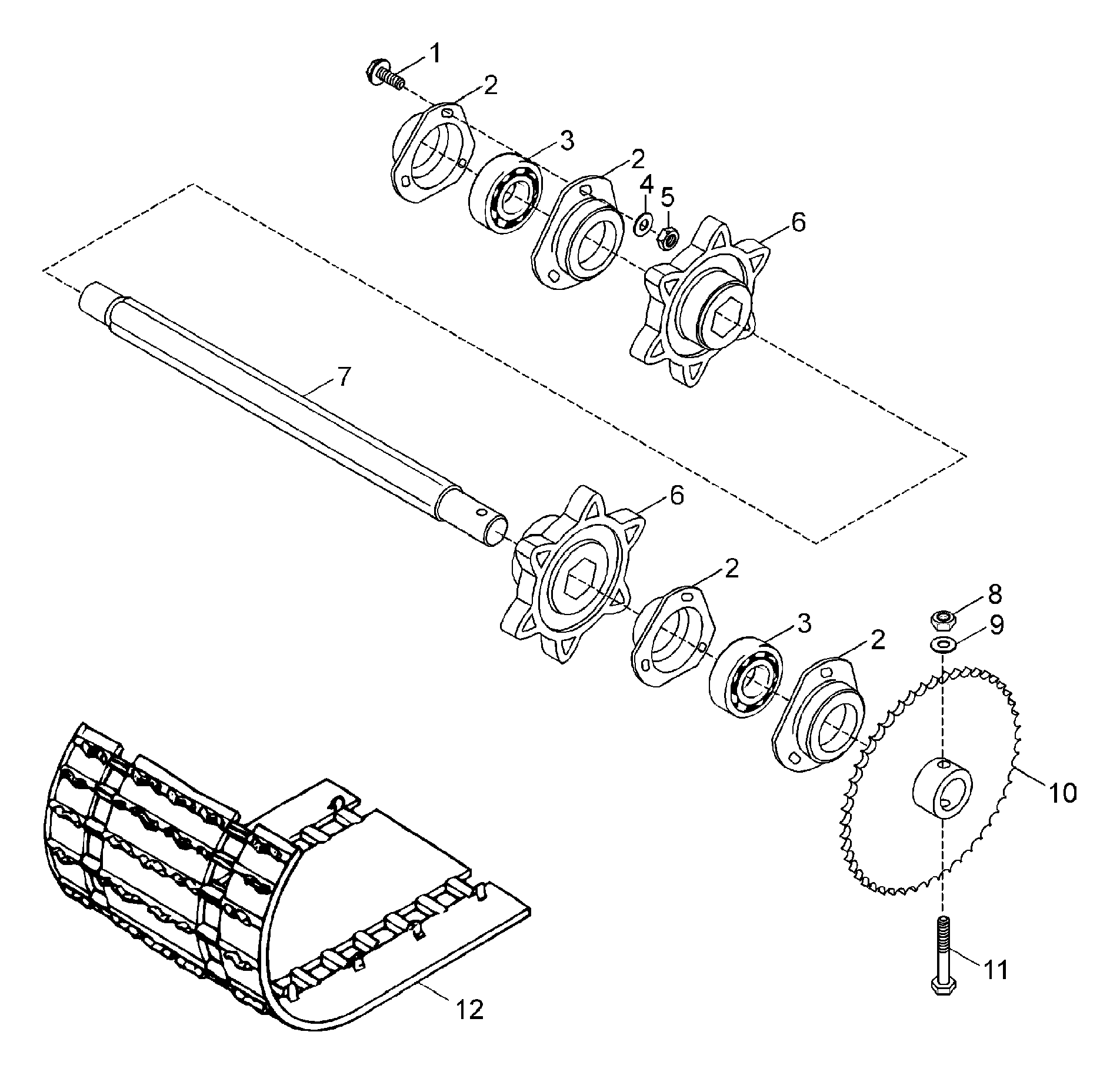 Схема узла: Drive Axle