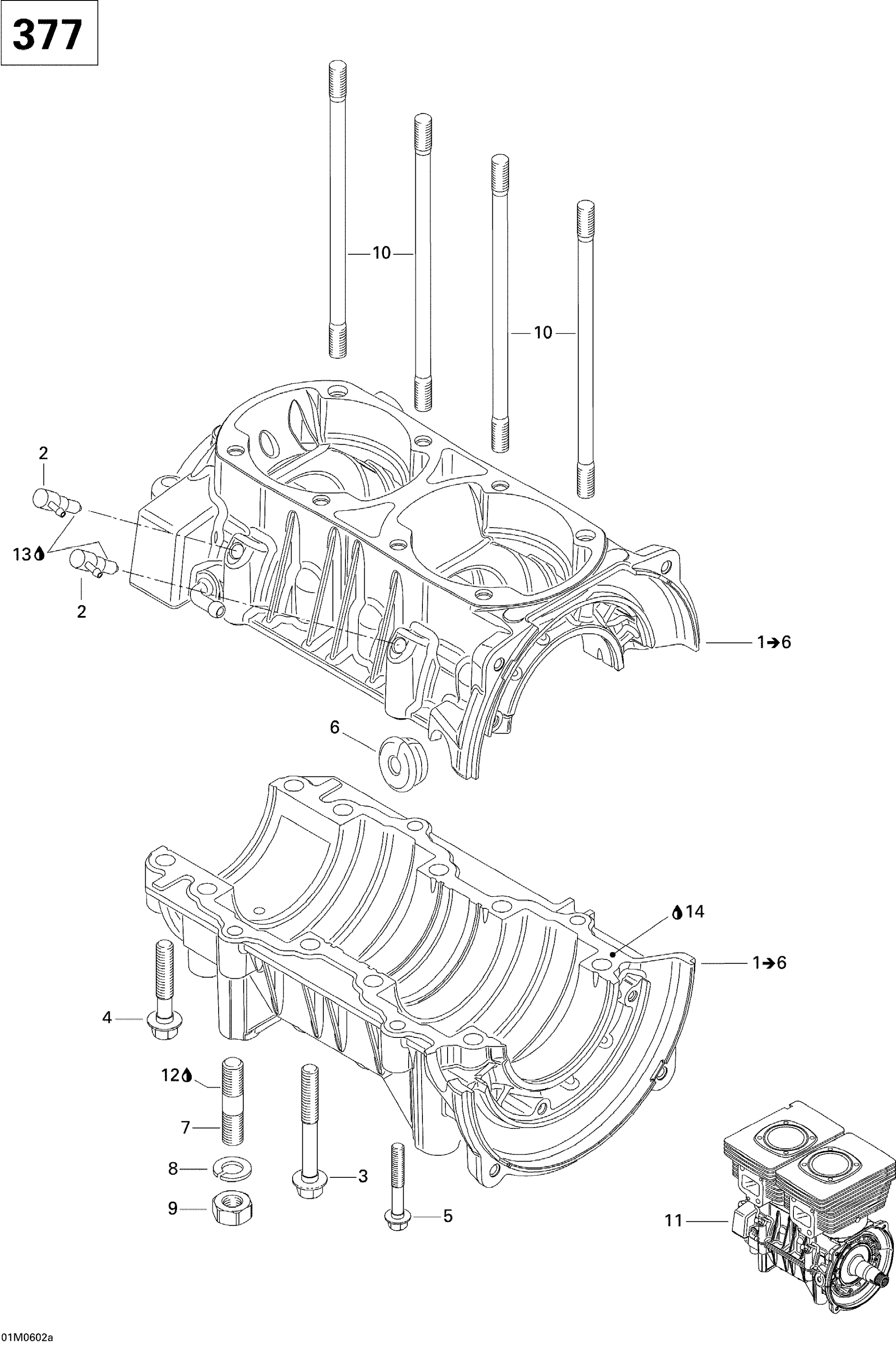 Crankcase (377)