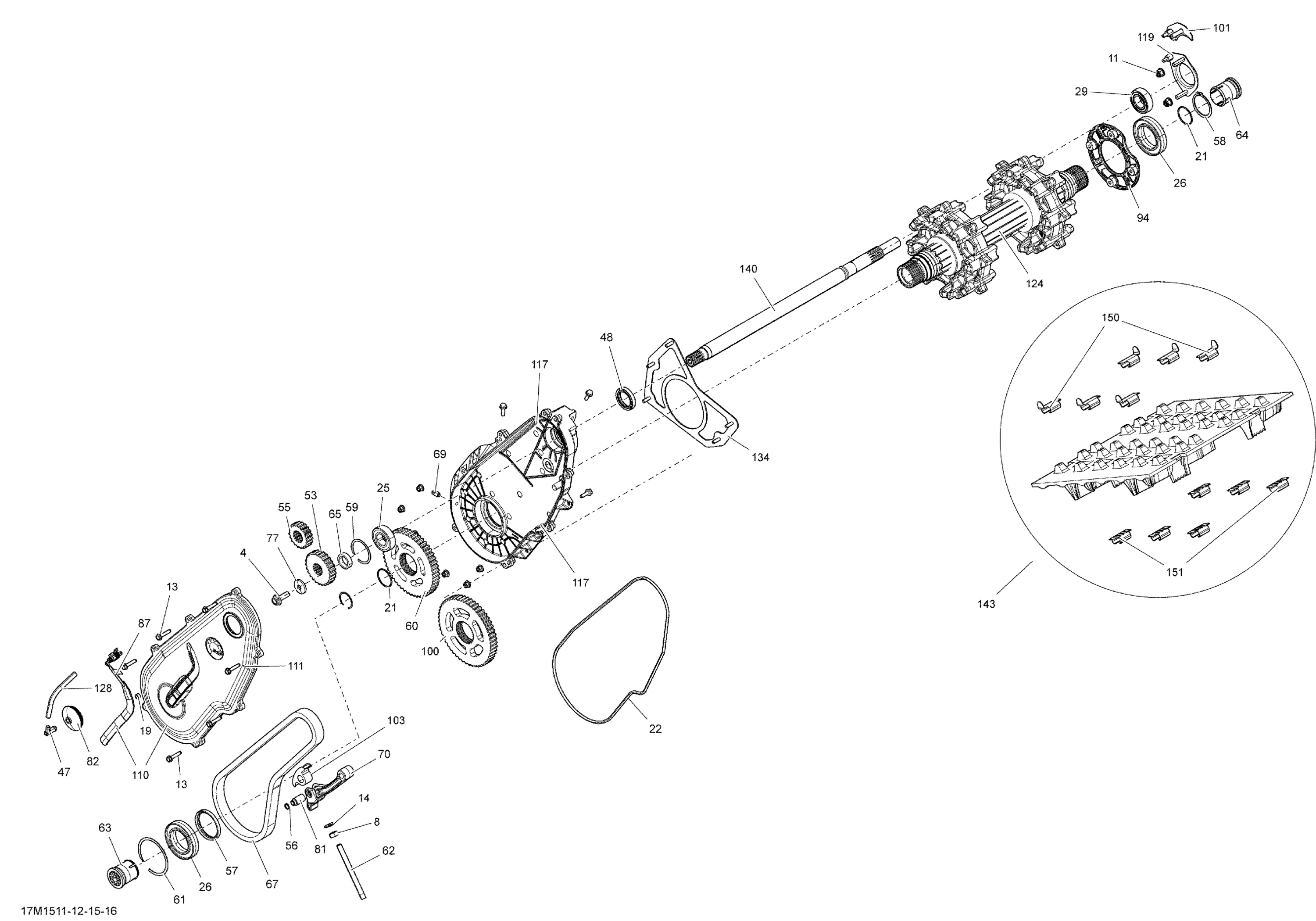Схема узла: Drive System 800RETEC_17M1512