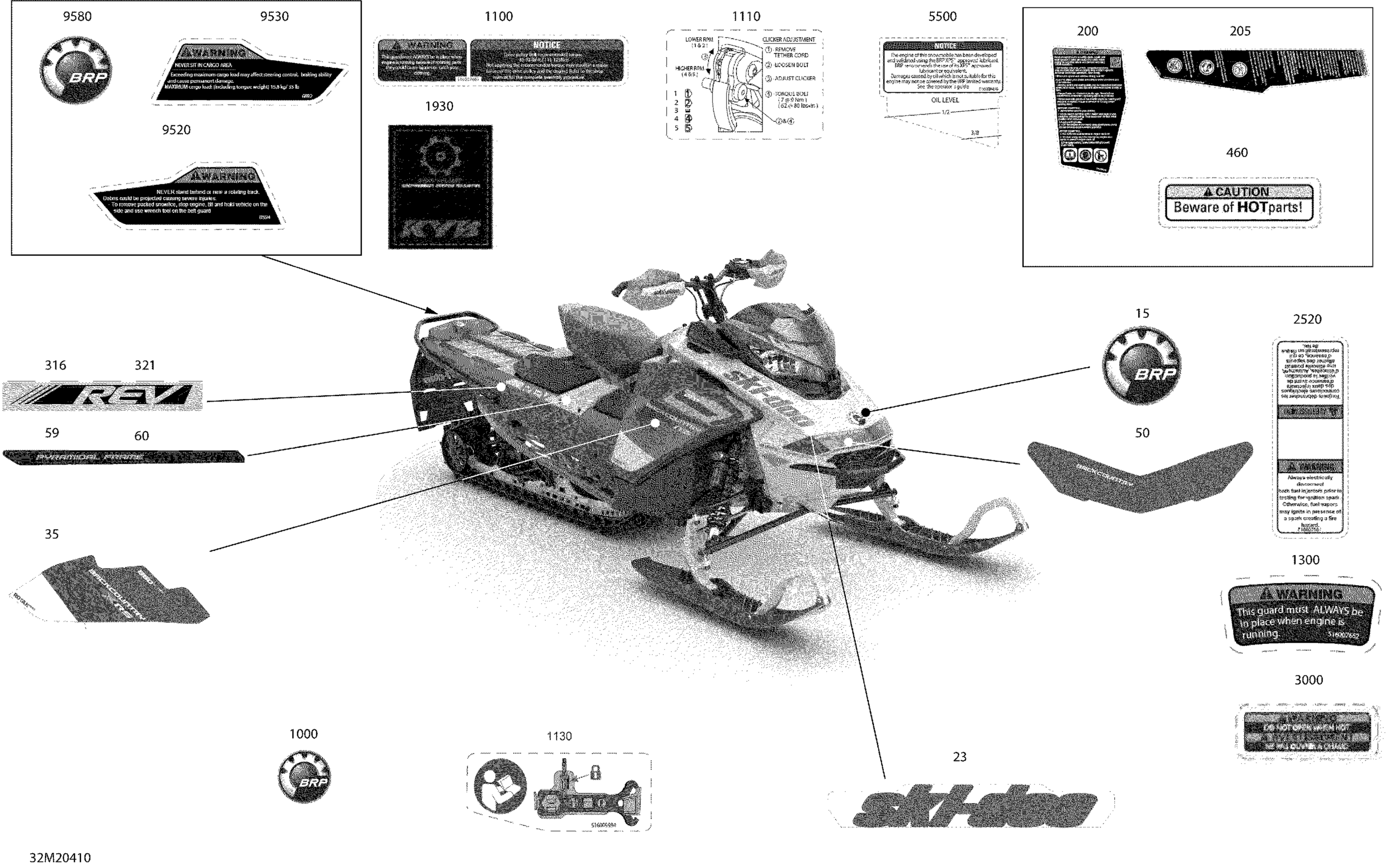 Схема узла: Body - Decals - XRS - 146