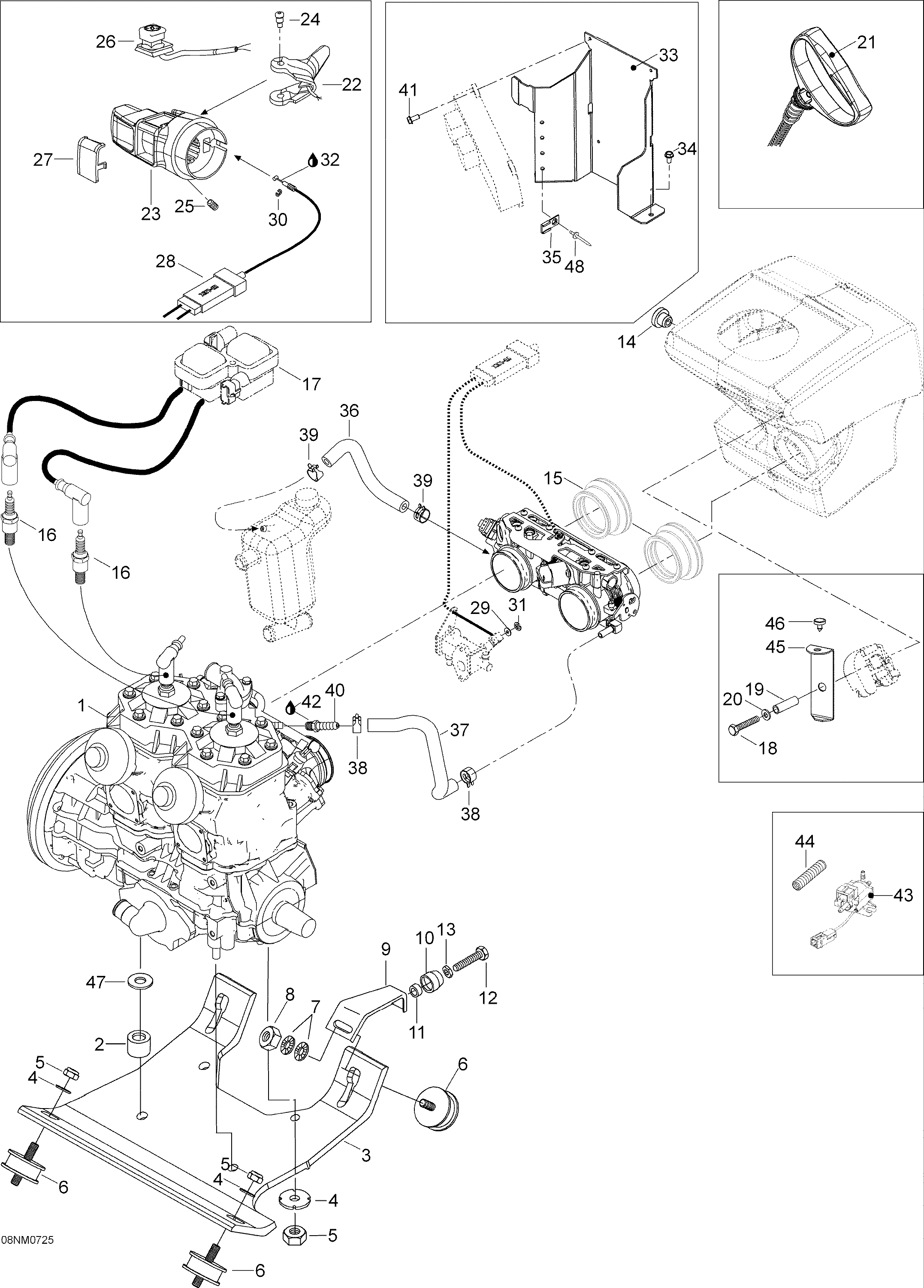 Engine And Engine Support