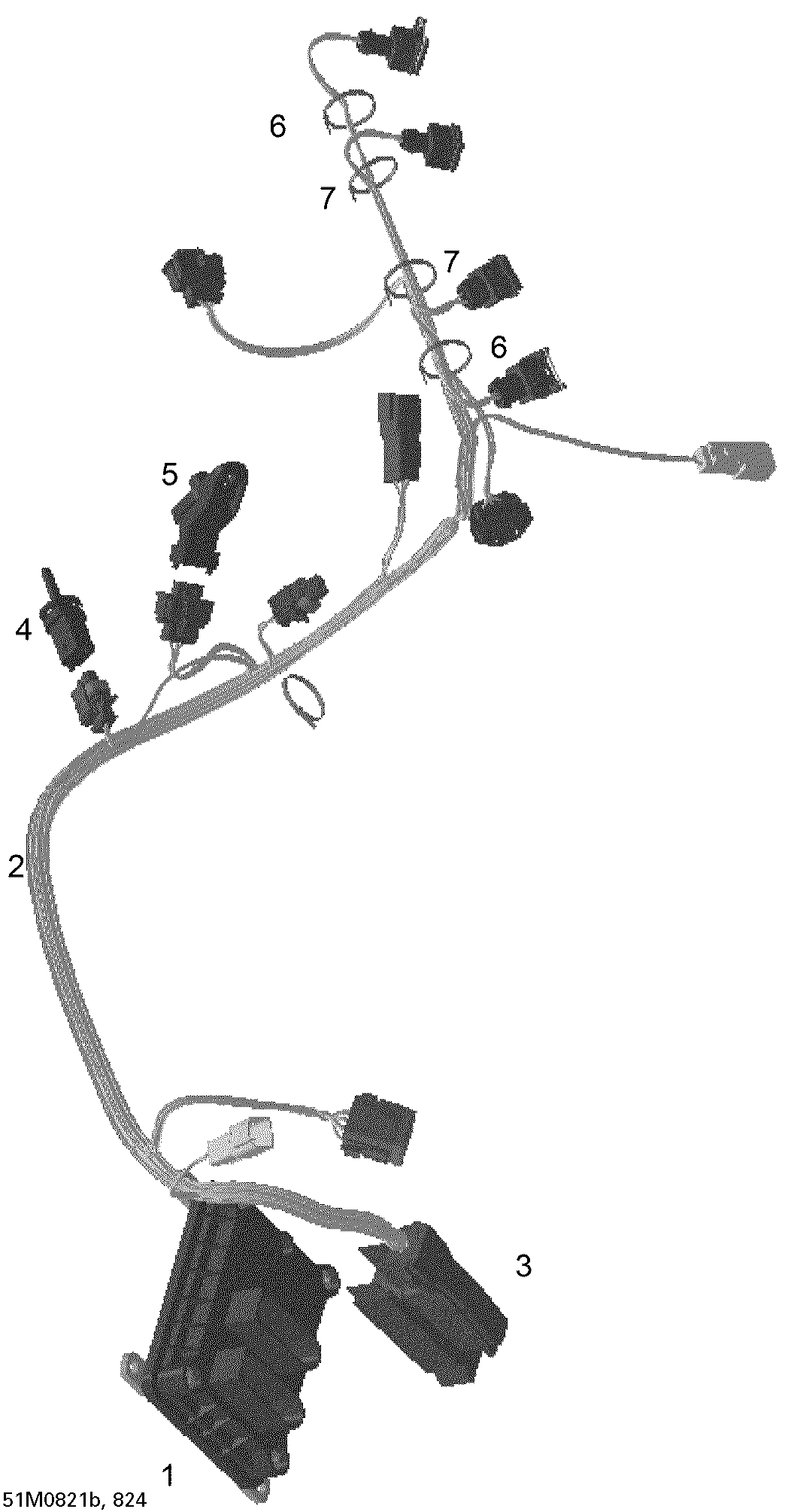 Схема узла: Engine Harness And Electronic Module 600HO SDI