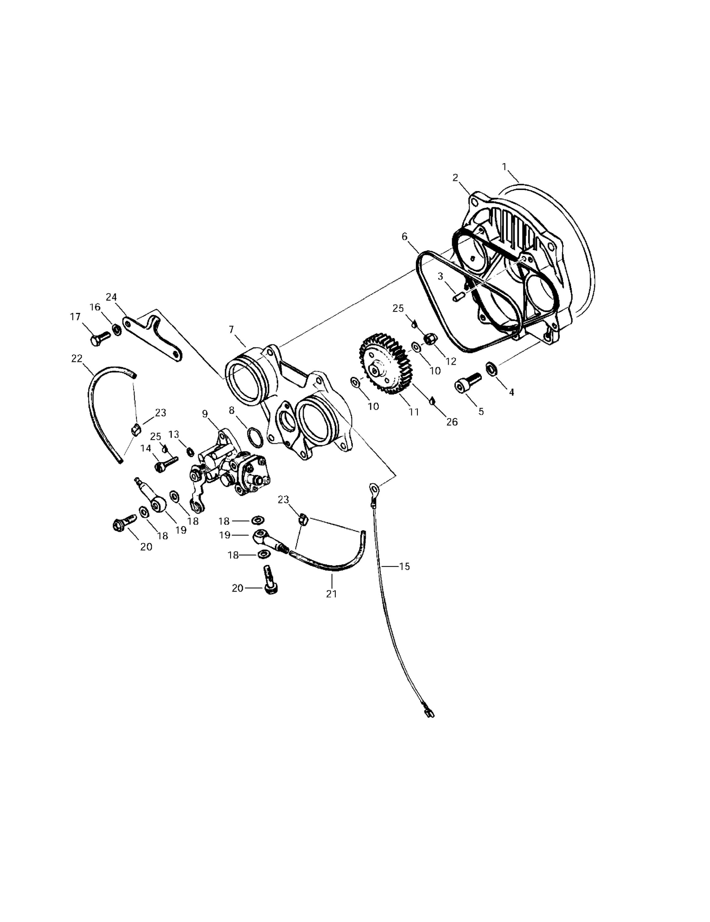 Схема узла: Oil Injection System